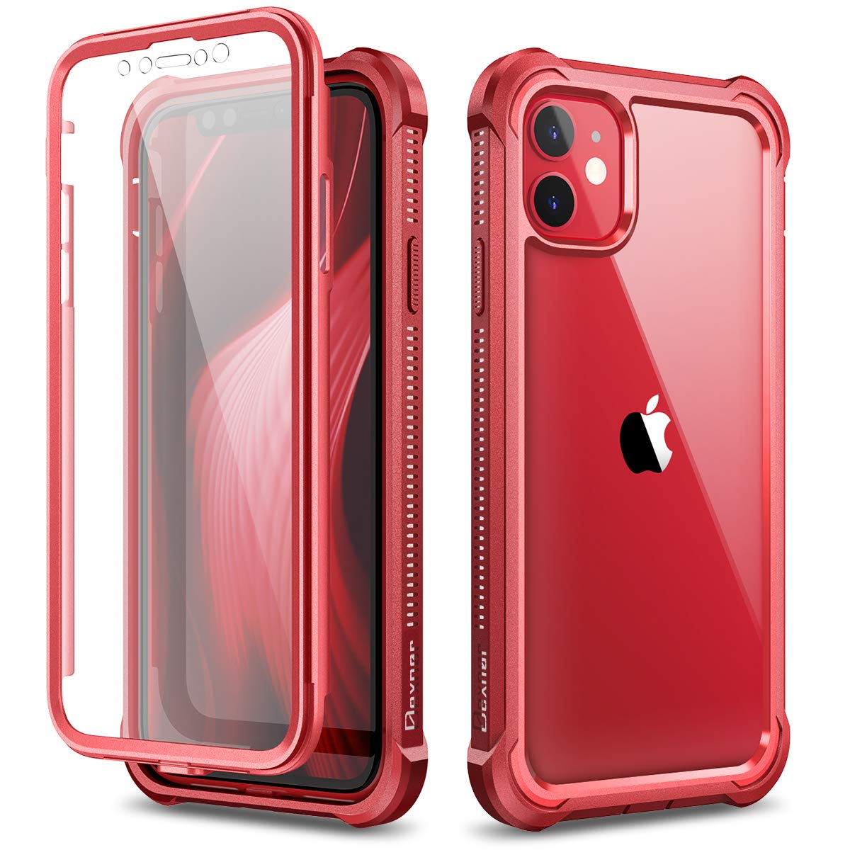 Dexnor Compatible With Iphone 12 Case/Iphone 12 Pro Case With Screen Protector Clear Military Rugged 360 Full Body Shockproof Ha