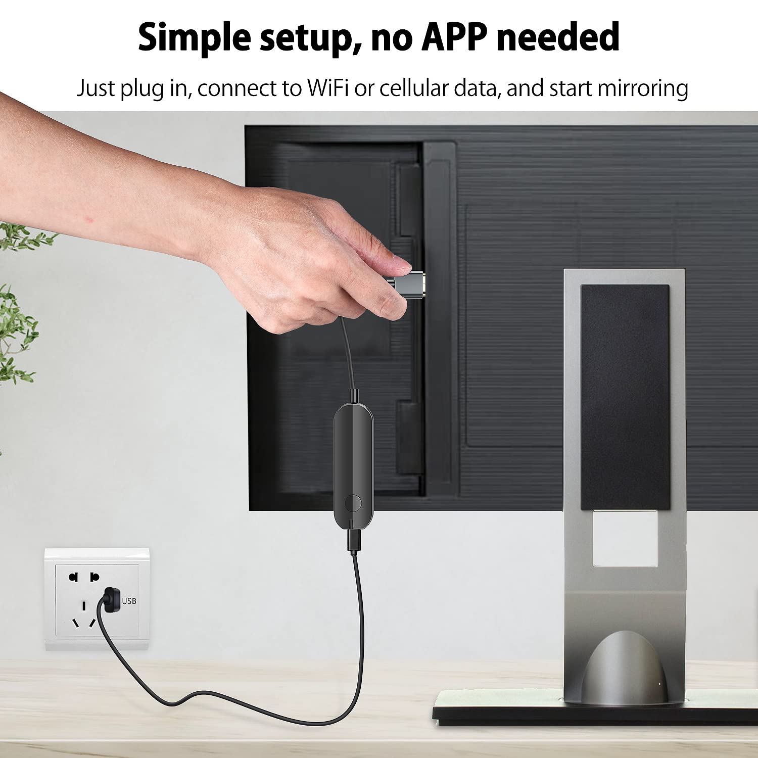 Lulaven Ishare Ios Wireless Hdmi Display Adapter, Streaming Device For Iphone To Tv, Hd Video And Audio Sync, Streaming Mirrorin