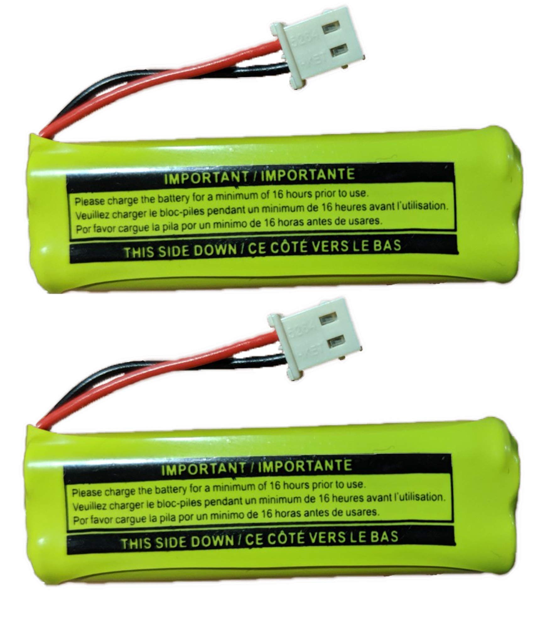 Justgreatdealz Battery Bt183482 Bt283482 For Vtech Cordless Telephones Cs6114 Cs6409 Cs6419 Ds6401 Ds6421 Ds6422 Ds6423 Ds6424 Ds6425 Ds6426 Ds6472 Ls6405 Ls6425 Ls6426 Ls6475 Ls6476 (2 Pack)