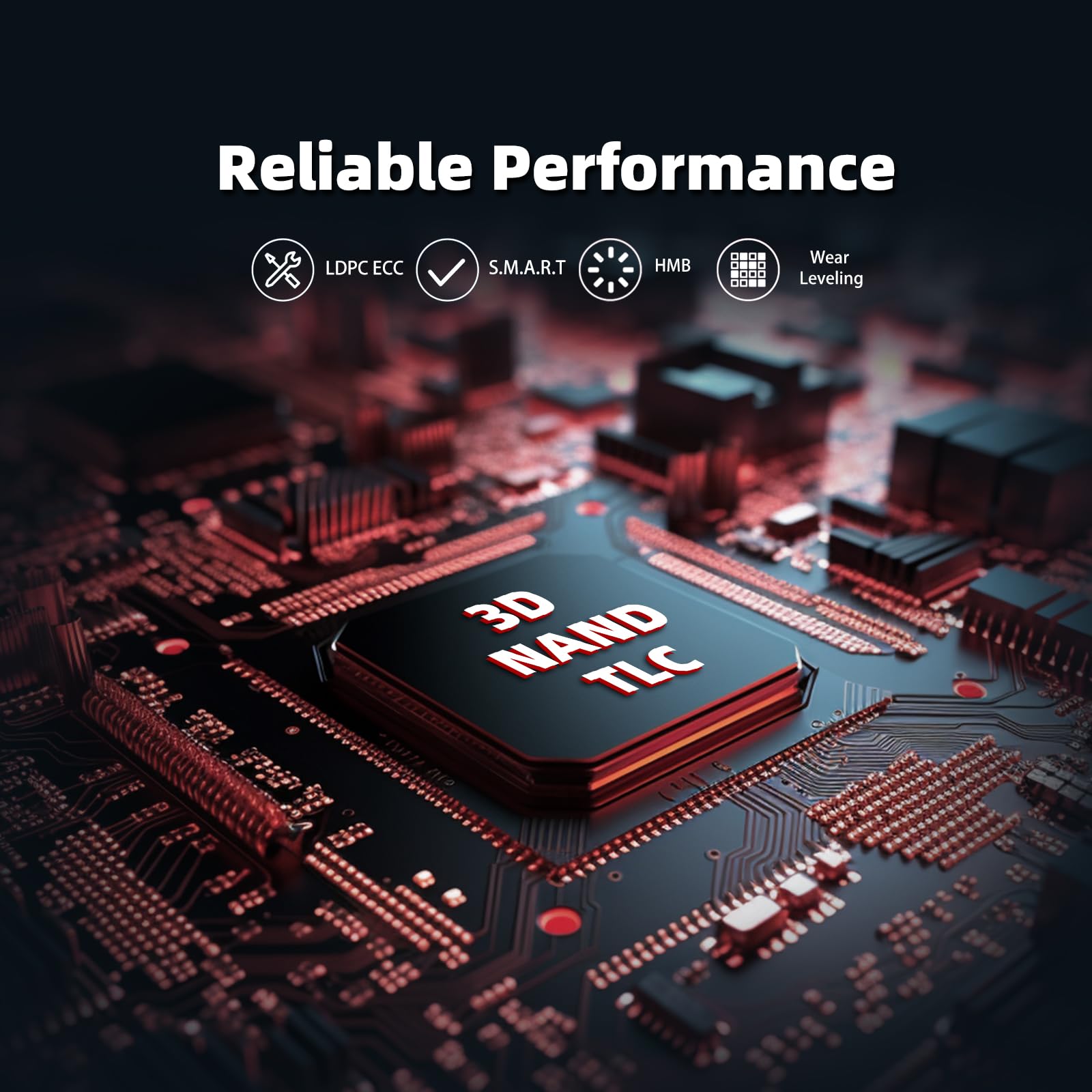 Kingspec Nx Series 512Gb Gen3X4 Nvme M.2 Ssd, Up To 3500Mb/S, 3D Nand Flash M2 2280 Internal Solid State Drive, For Desktop And