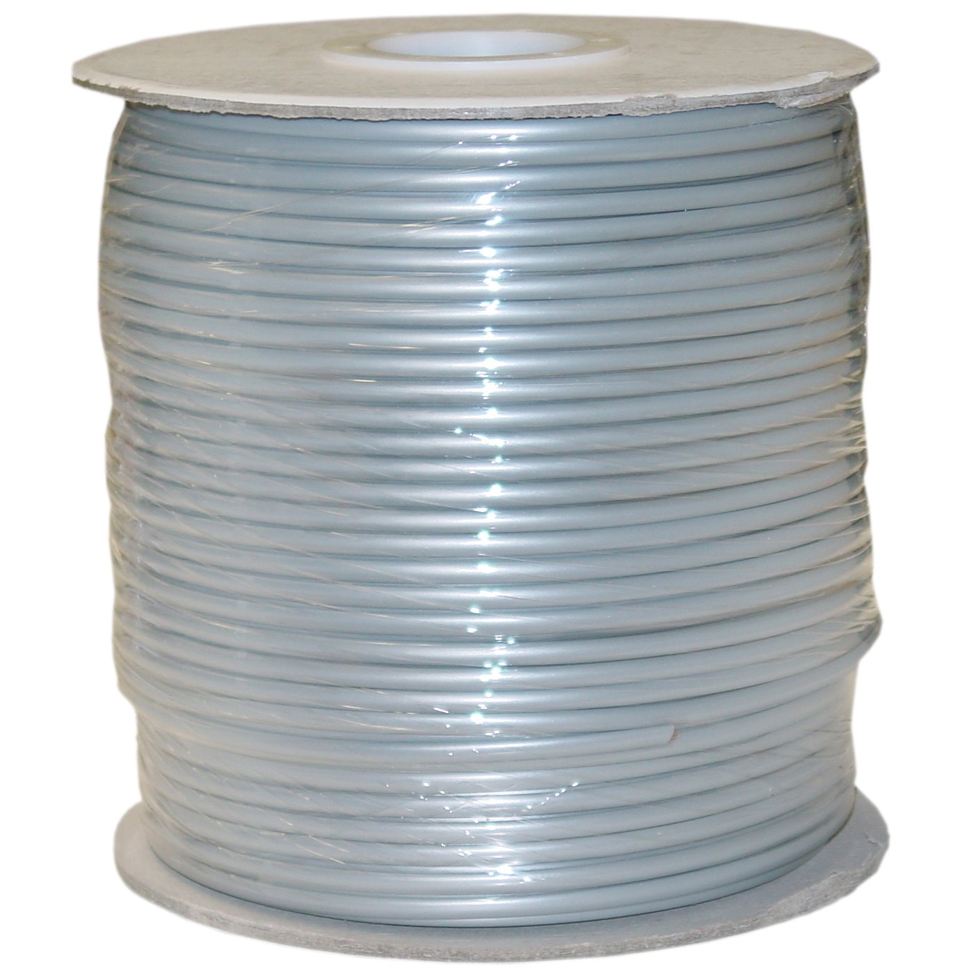 1000 Feet Bulk Telephone Cord, Silver Satin, 28/4 (28 Awg 4 Conductor), Telephone Cable Spool, Bulk Telephone Wire, Cablewholesa