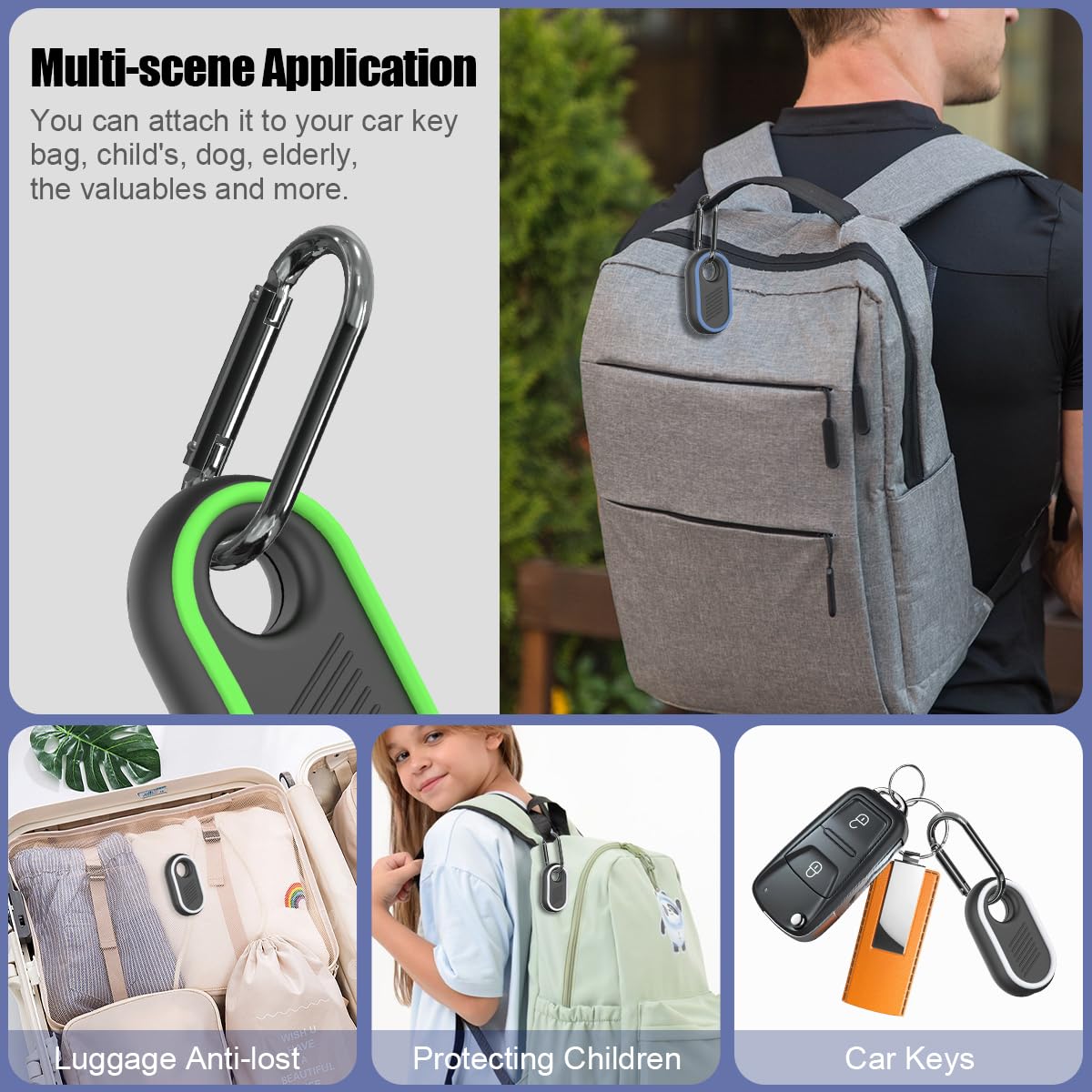 4 Pack Compatible For Samsung Galaxy Smarttag2 Case Cover, Rugged Full Protective Anti Slip Soft Silicone Case For Galaxy Smart