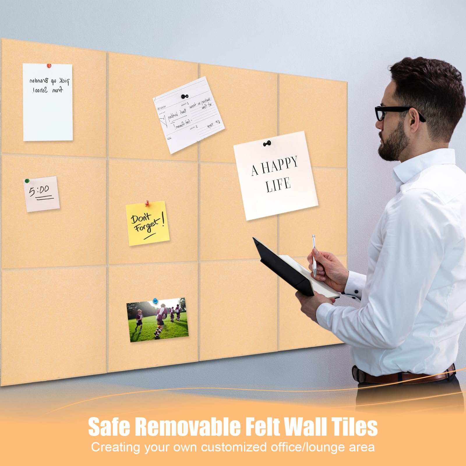 12 Pack Acoustic Panels Soundproof Wall Panels 12''X12''X0.44'' Sound Panels High Density Sound Dampening Panels With Safe Remov