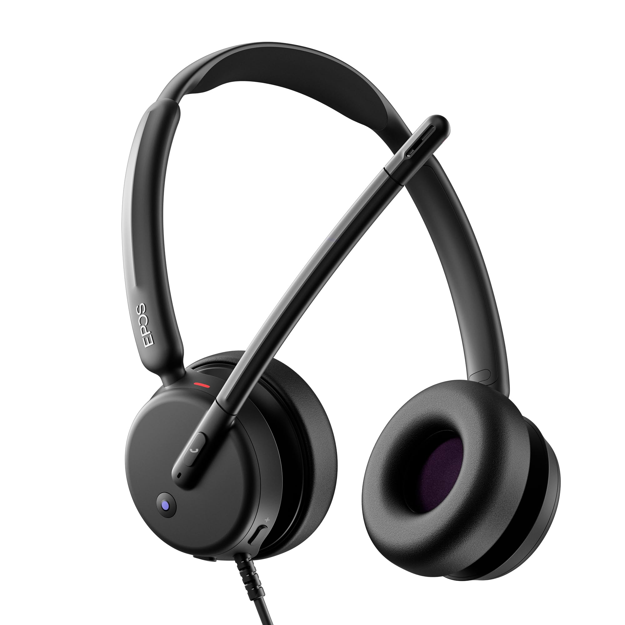 Epos Impact 460T Binaural OnEar Usb C And Usb A Wired Headset With Dual NoiseCanceling Mics, Microsoft Teams Certified, PlugA