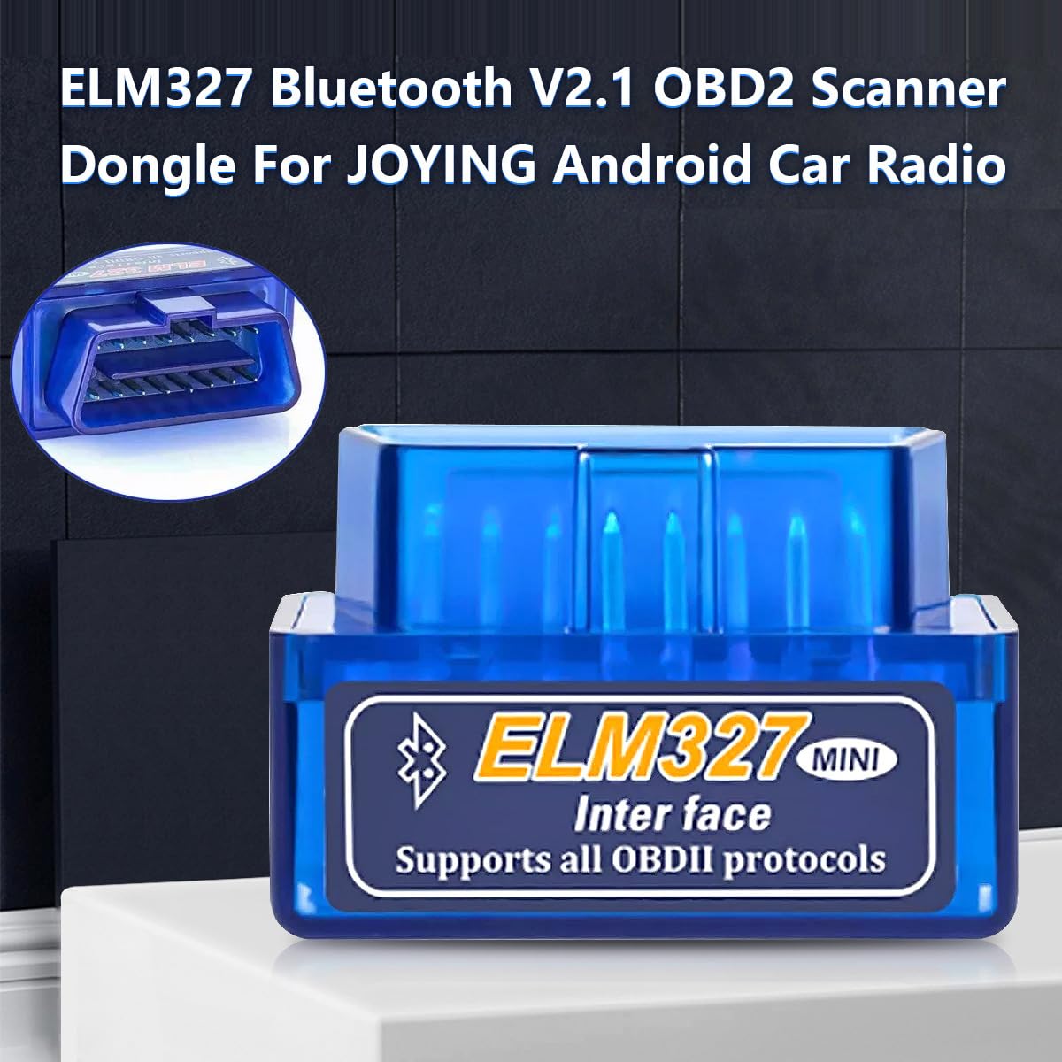 Joying Elm 327 V2.1 Bluetooth Vehicle Diagnostic Tool Obd2 Obd Ii Elm327 Car Interface Scanner Works On Android
