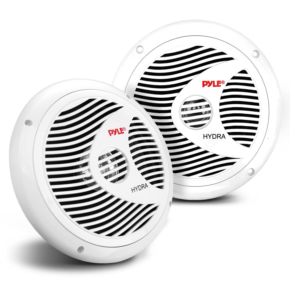 Pyle Marine Speakers, Boat Speakers, Marine Speaker, 8'' 180W Waterproof, 4 Ohm, Pp Cone, Rubber Surround, 1.5'' Voice Coil, 20