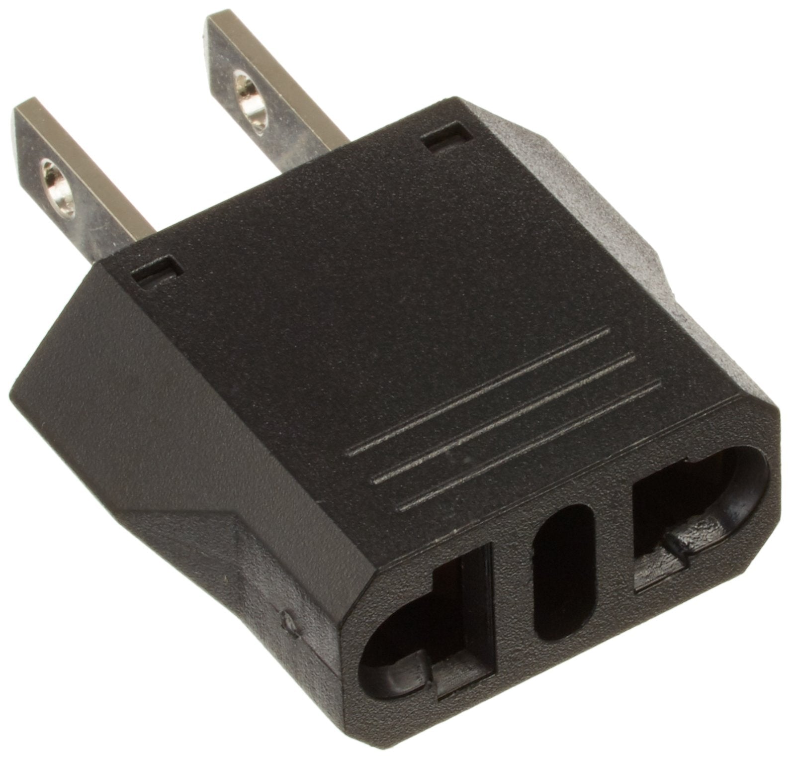 Ckitze Us 2Pc European To American Outlet Plug Adapter (2Pcs)