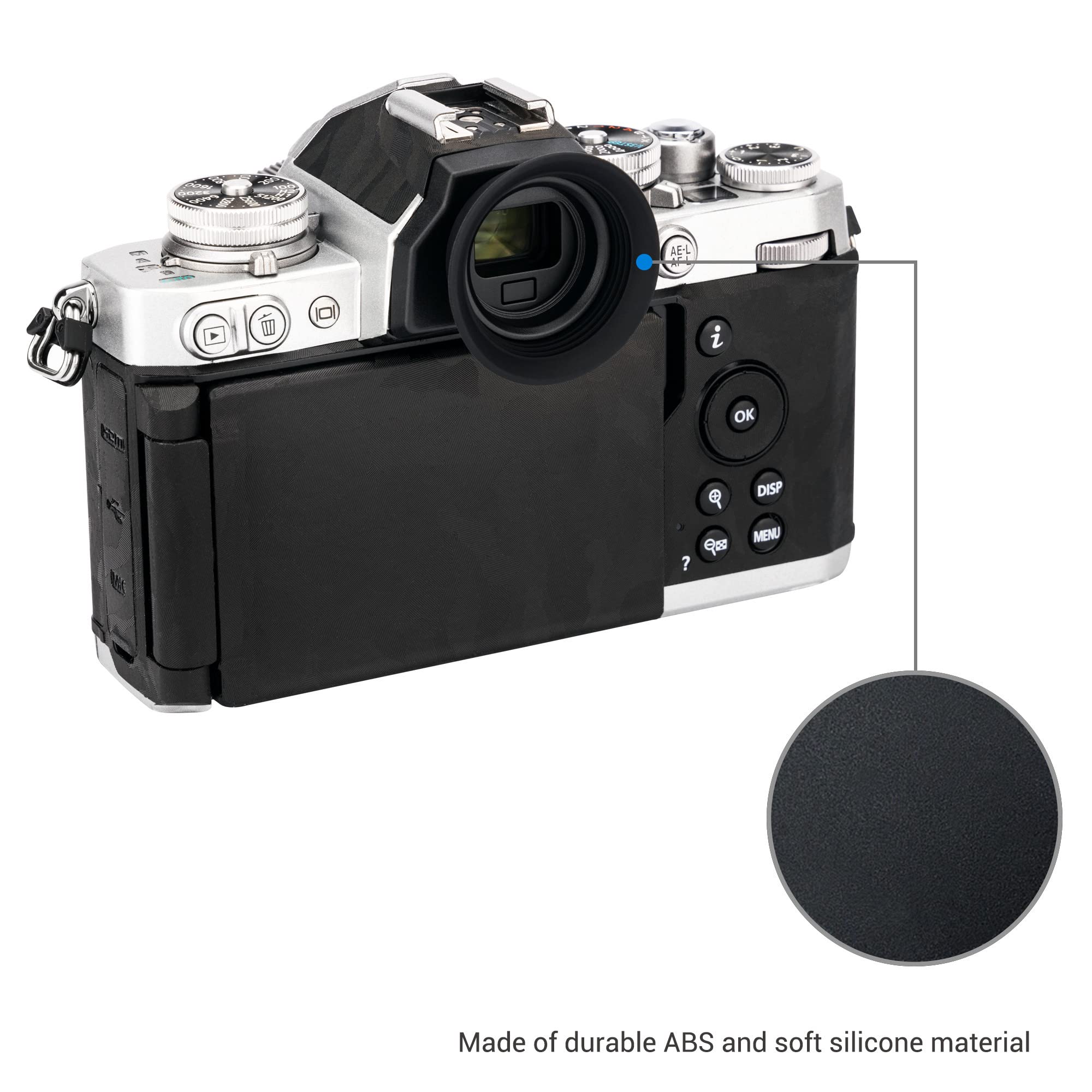 Soft Silicon Camera Viewfinder Eyecup Eyepiece Eyeshade For Nikon Zfc Z Fc Camera Replaces Nikon Dk 32 Eye Cup Protector