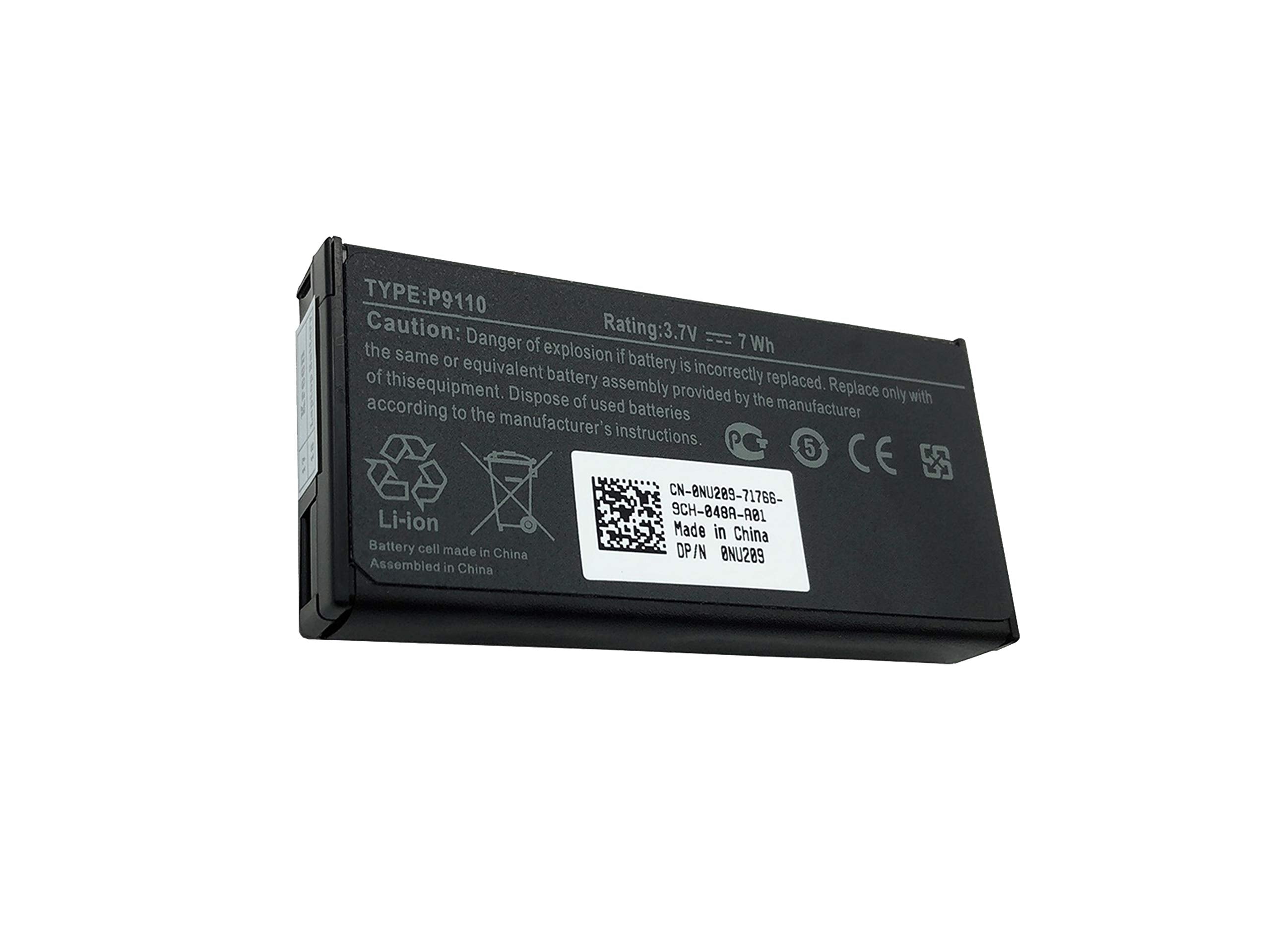 Tinkerpal Li-ion Replacement Battery for Dell Poweredge Perc 5i 6i H700 R910 R710 R610 R510 R410 FR463 NU209 3.7V 7WH