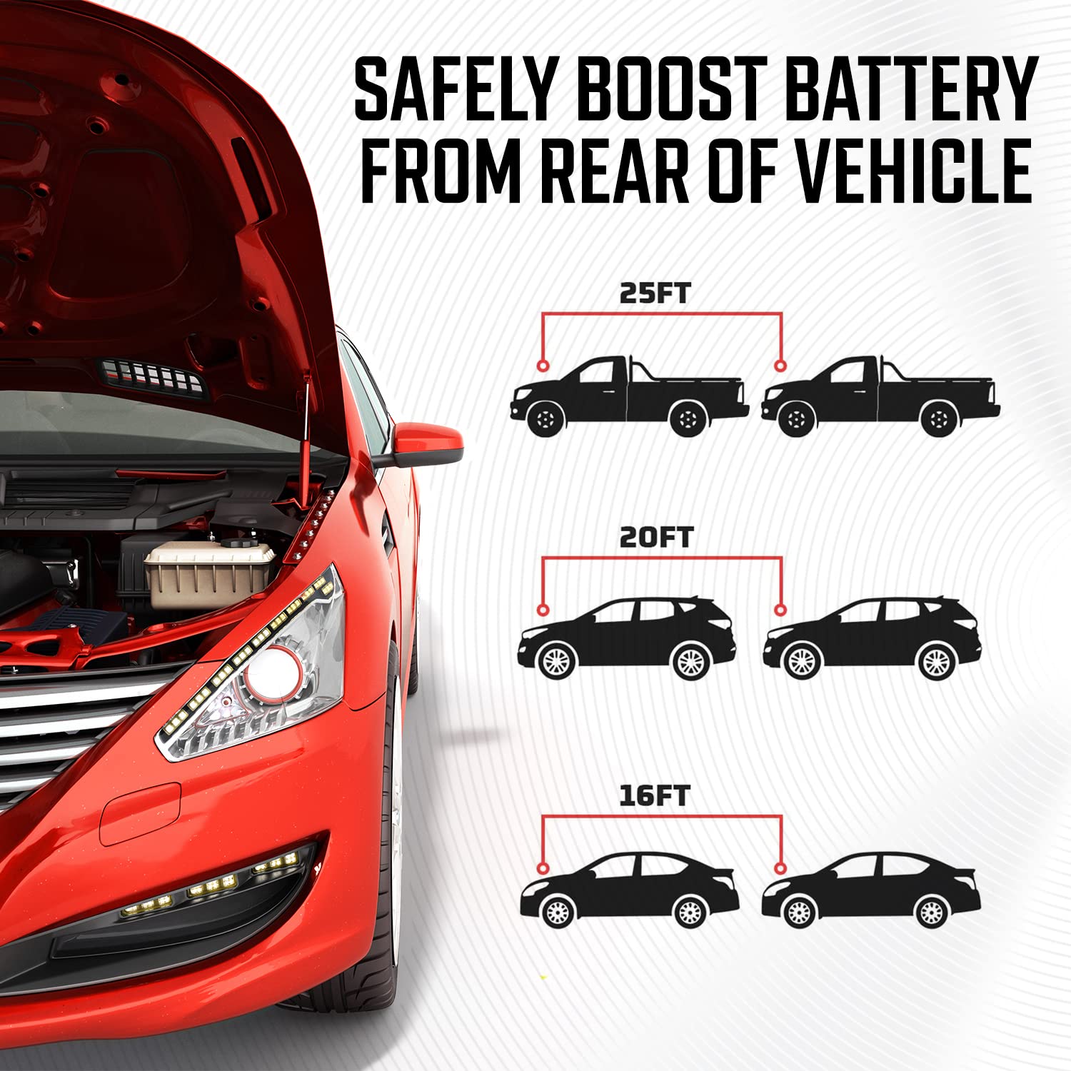Energizer Jumper Cables For Car Battery, Heavy Duty Automotive Booster Cables For Jump Starting Dead Or Weak Batteries With Carr