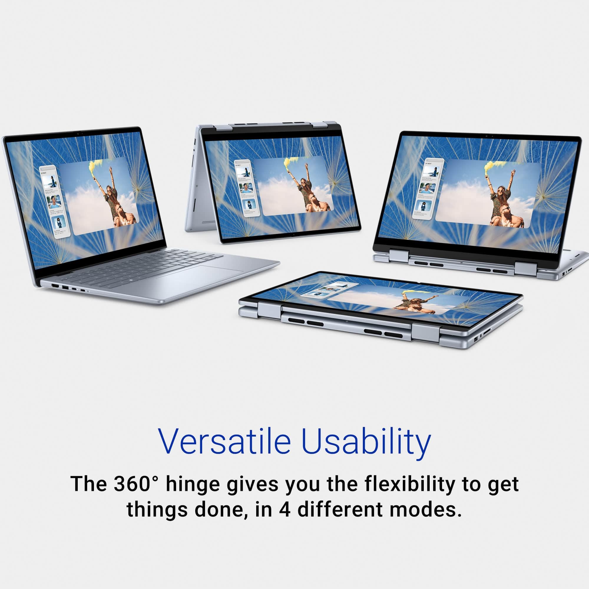 Dell Inspiron 14 7440 2-In-1 Laptop (14 Fhd+ Touchscreen, Intel Core 5 120U (> I7-1355U), 16Gb Ddr5, 512Gb Ssd) For Creator, Des