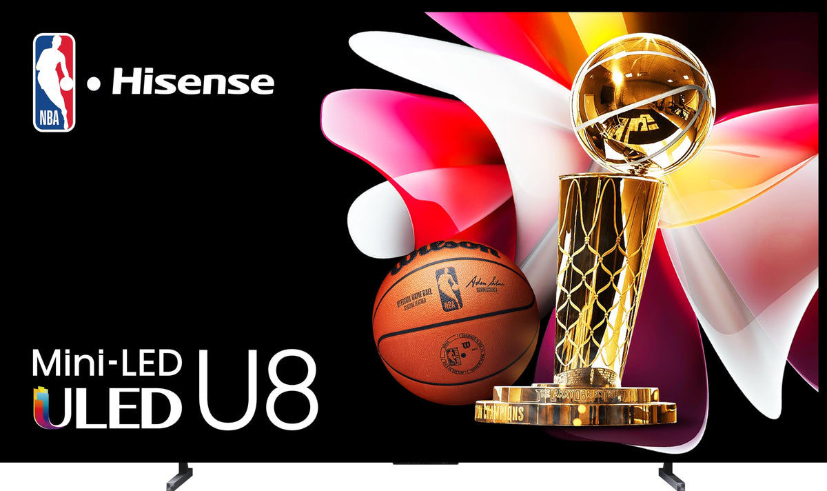 Hisense 100-Inch Class U8 Series Mini-LED ULED 4K UHD Google Smart TV (100U8K) - QLED, 480 Motion Rate, 144Hz Game Mode Pro, Dolby Vision IQ, HDMI 2.1, Alexa Compatibility, 2.1.2 Multi-Channel Audio