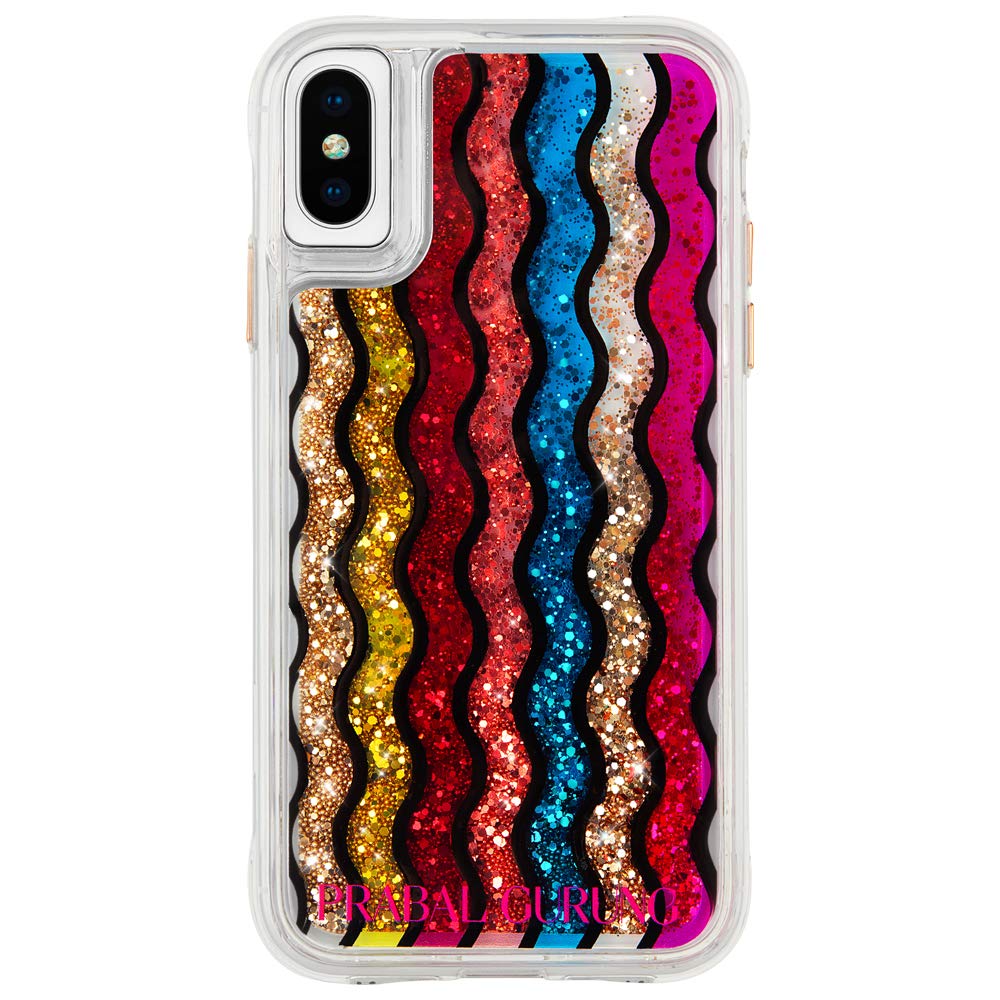 Case Mate   Iphone Xs Max   Prabal Gurung   Waterfall   Rainbow   Gold