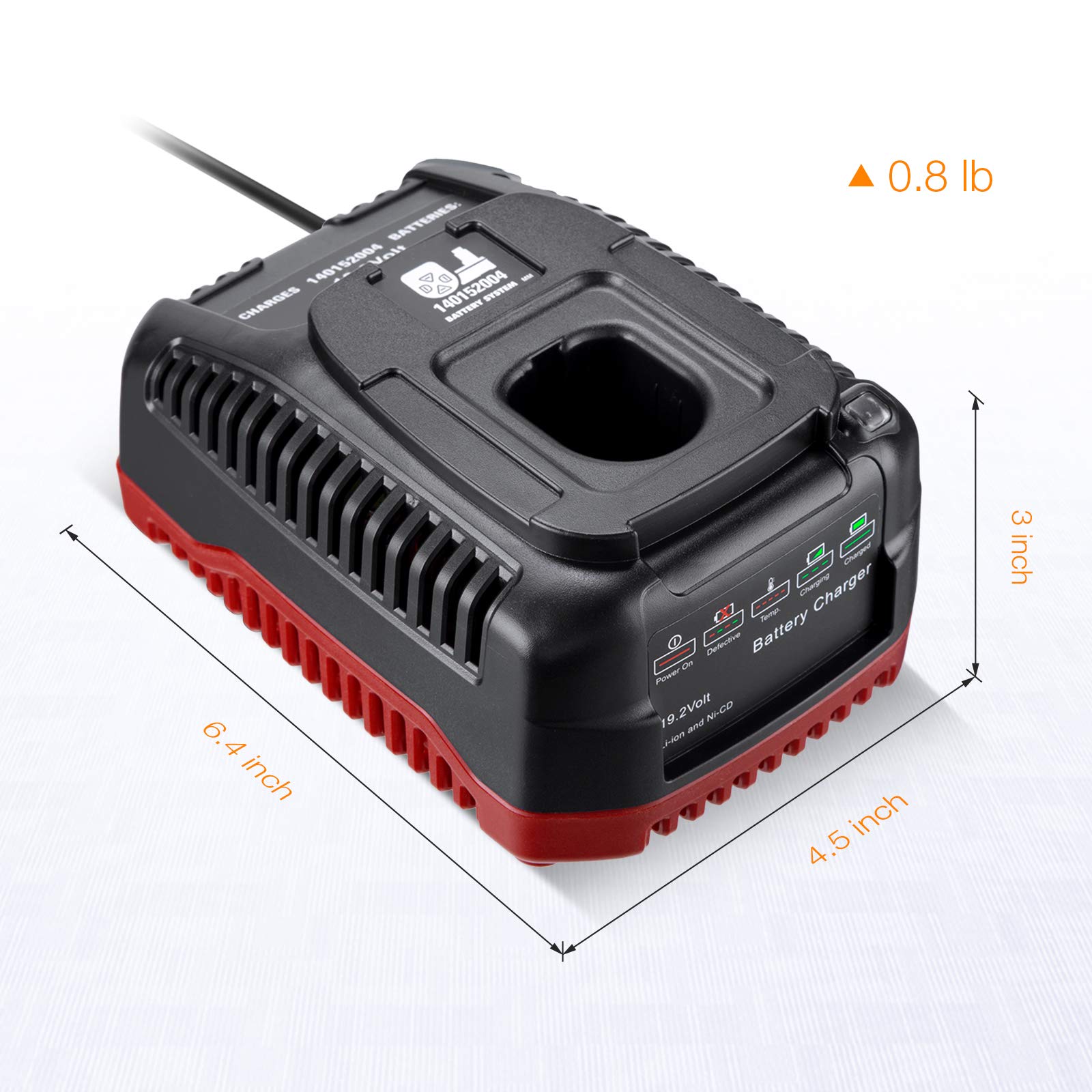 19.2V C3 Charger Replacement For Craftsman 140152004 Diehard Xcp Li Ion Ni Cd Battery 1425301 1323903 130279005 11375 11376 315.