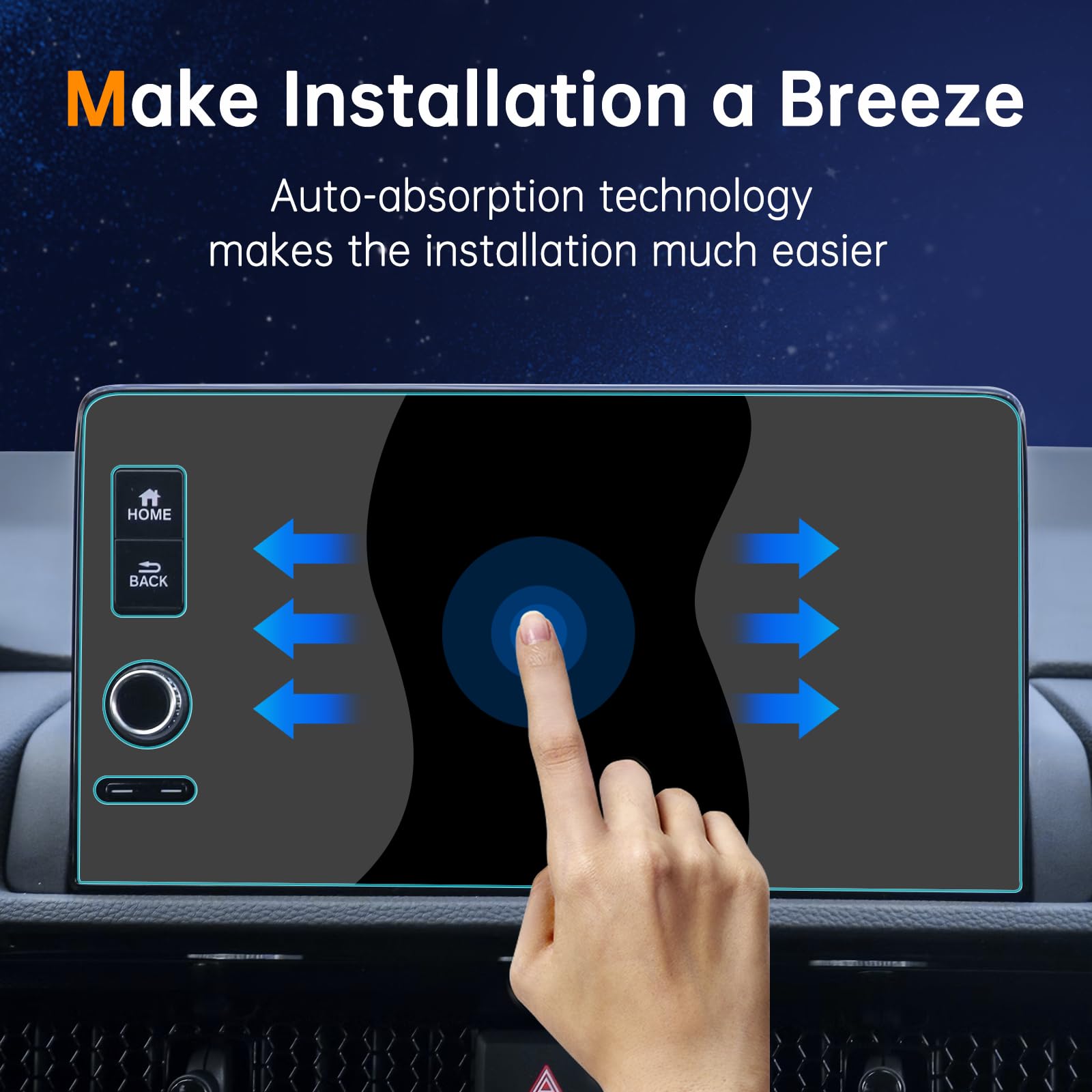 Shaohao For 2025 Honda Cr V Screen Protector Matte Fit For Honda Cr V Crv Accessories 2023 2025 Cr V (Ex L, Sport Touring Hybrid) 2025 Cr V Sport L Hybrid 9 Inch Anti Glare Tempered Glass Screen Cover