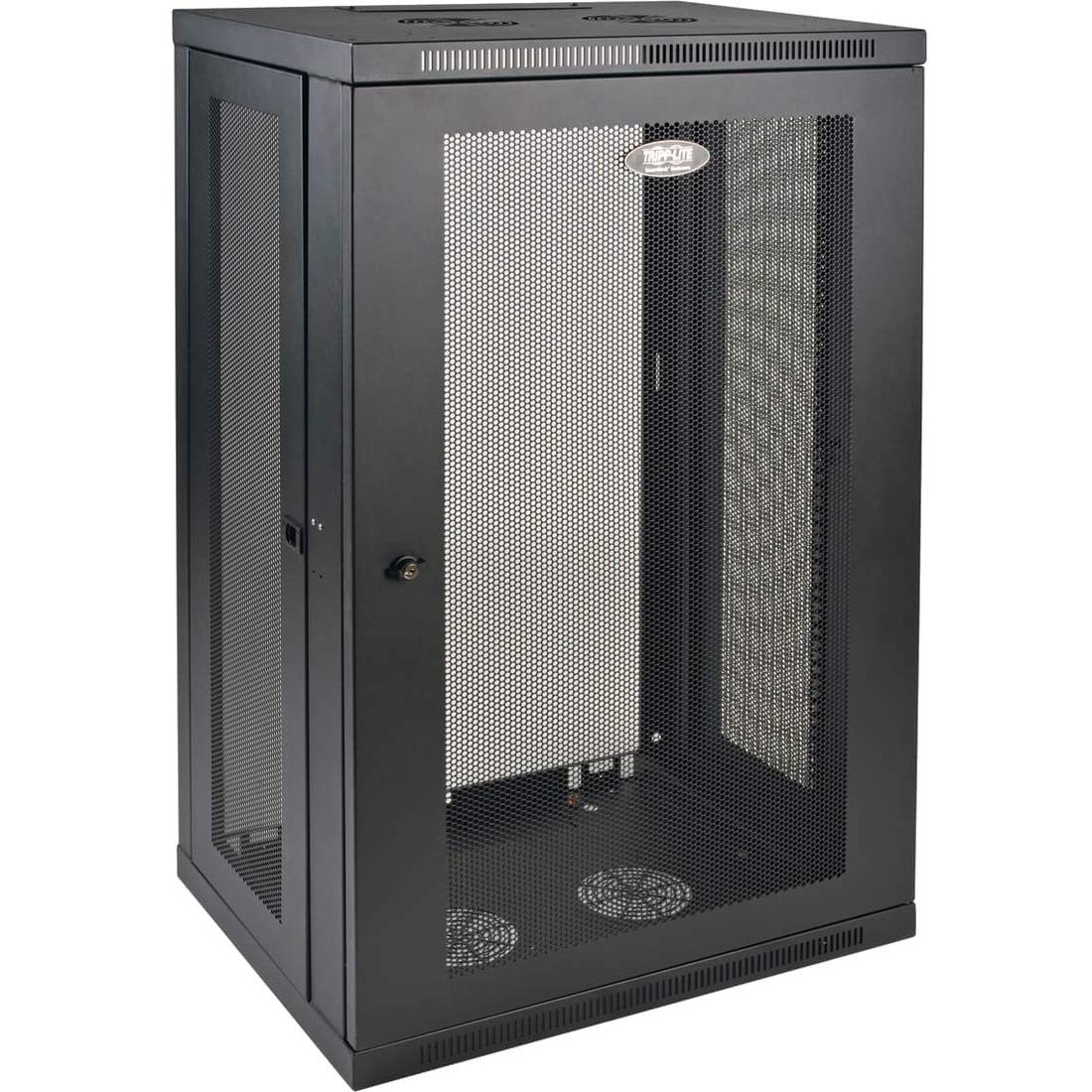 Tripp Lite 21U Wall Mount Rack Enclosure Server Cabinet, 16.5 Deep, Switch-Depth (SRW21U),Black