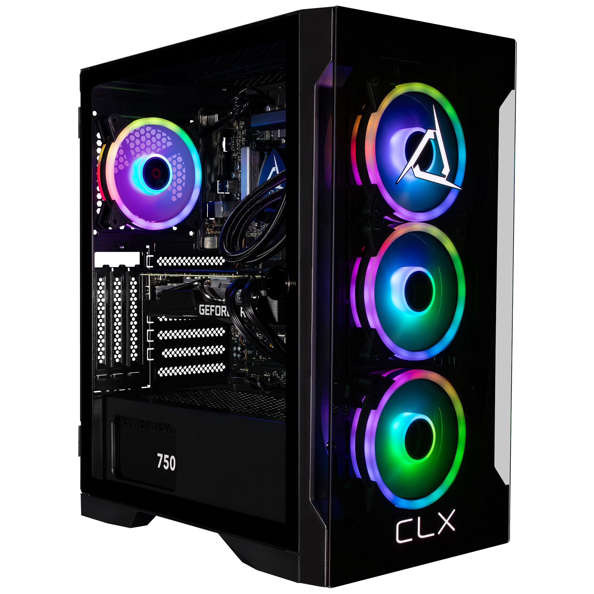 CLX Set Gaming PC - Intel Core i9 12900KF 3.2GHz, GeForce RTX 4060 Ti, 1TB NVMe M.2 SSD, 4TB HDD, 32GB DDR4 RGB Memory, 240mm AI