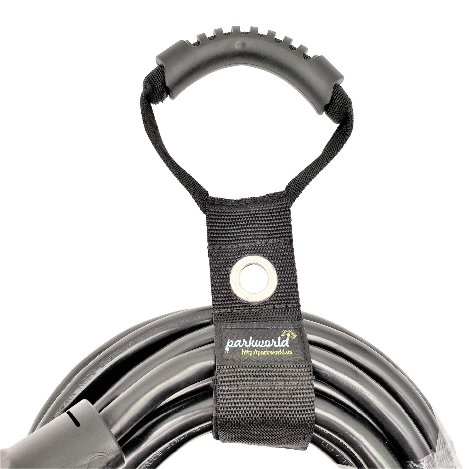 Parkworld Extension Cord Clip, Storage Strap, Cable Wrap Organizer, Hoop And Loop Hanger Also For Rope, Coil Reel And Hose. (Xs,