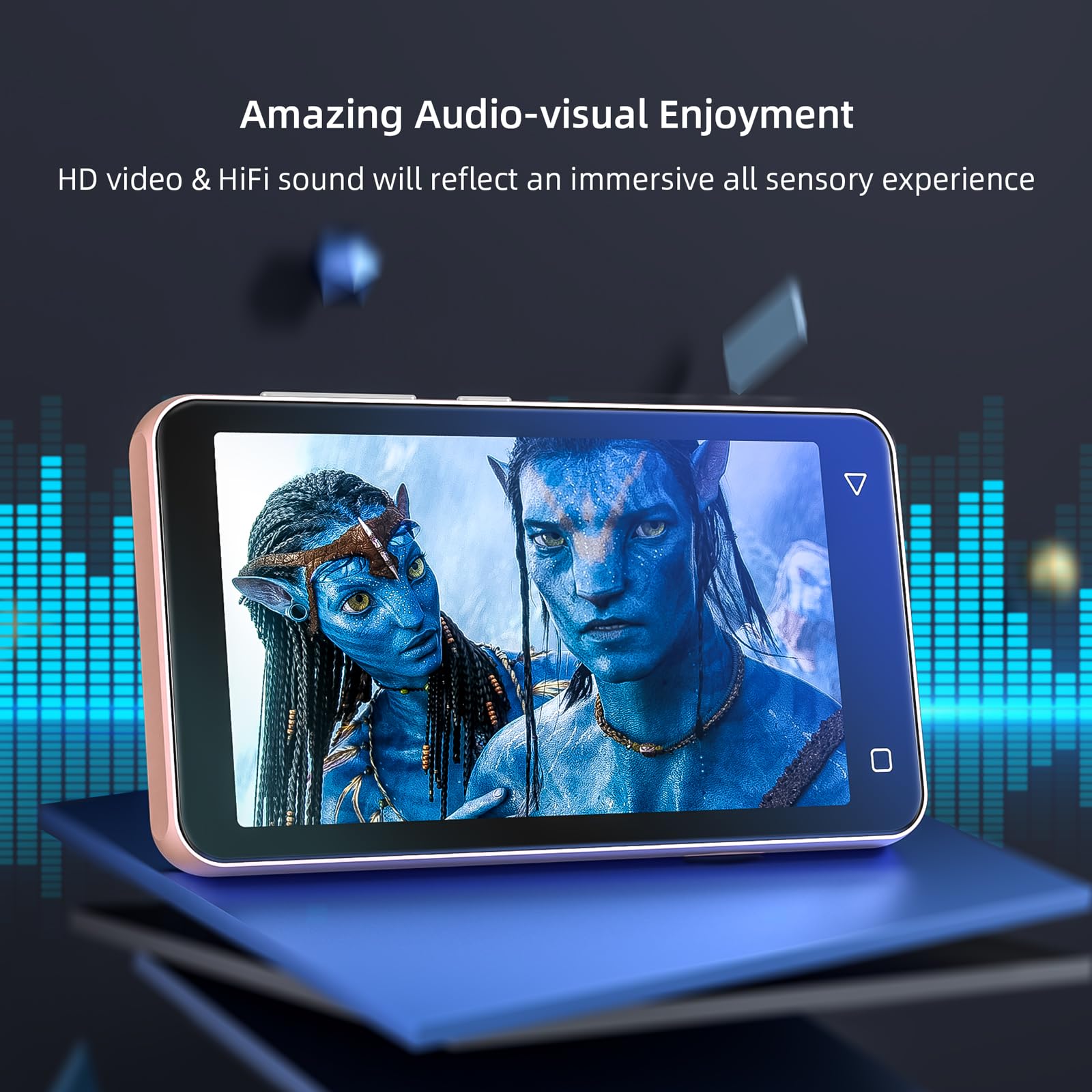 80Gb Mp3 Player With Bluetooth And Wifi, Mp4 Mp3 Player With Spotify,Spotify Kids,4'' Music Player With Pandora, Audible, Mp3 Pl