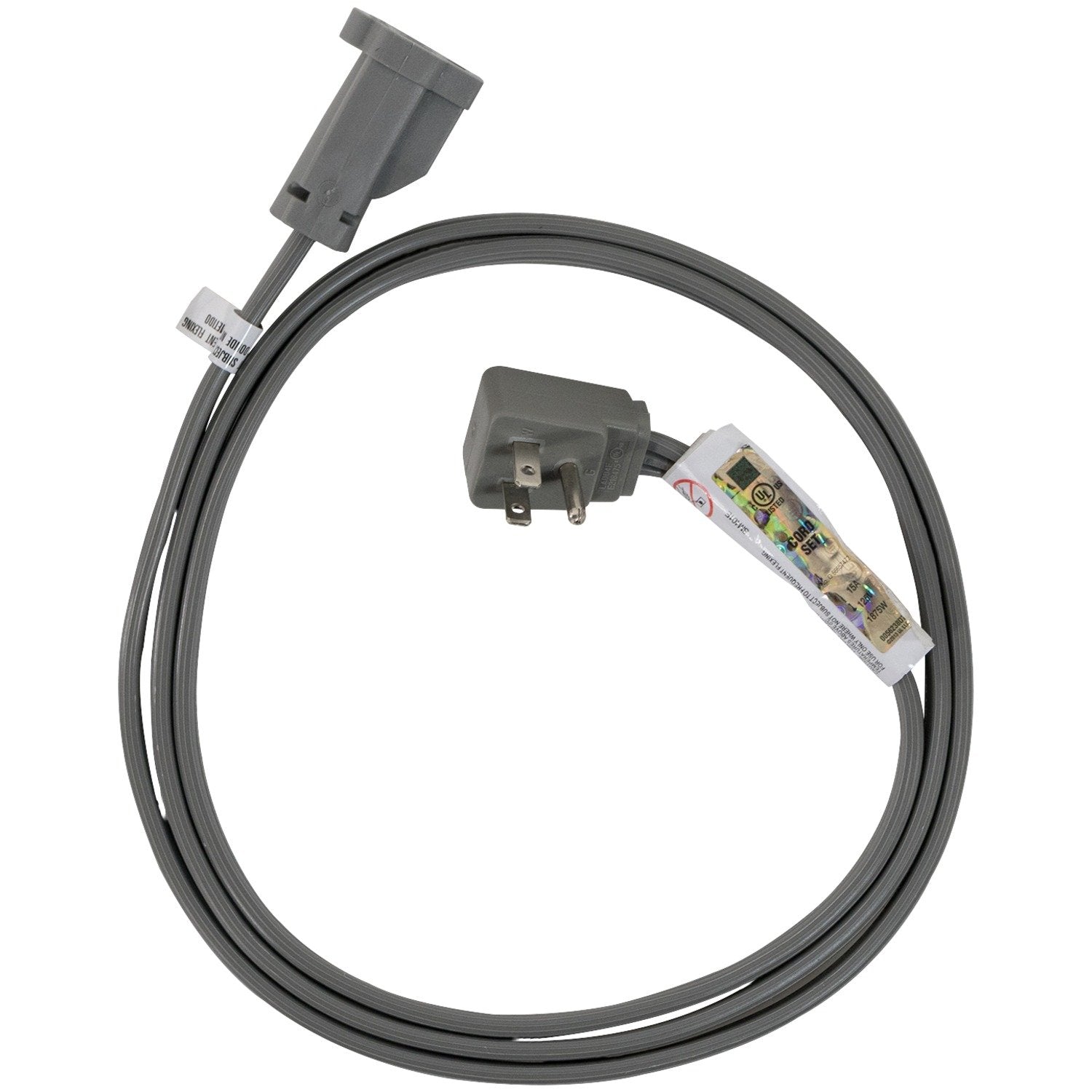 Certified Appliance Accessories 15 0312 15 Amp Appliance Extension Cord, 12 Feet, Grounded, Right Angle Plug Head
