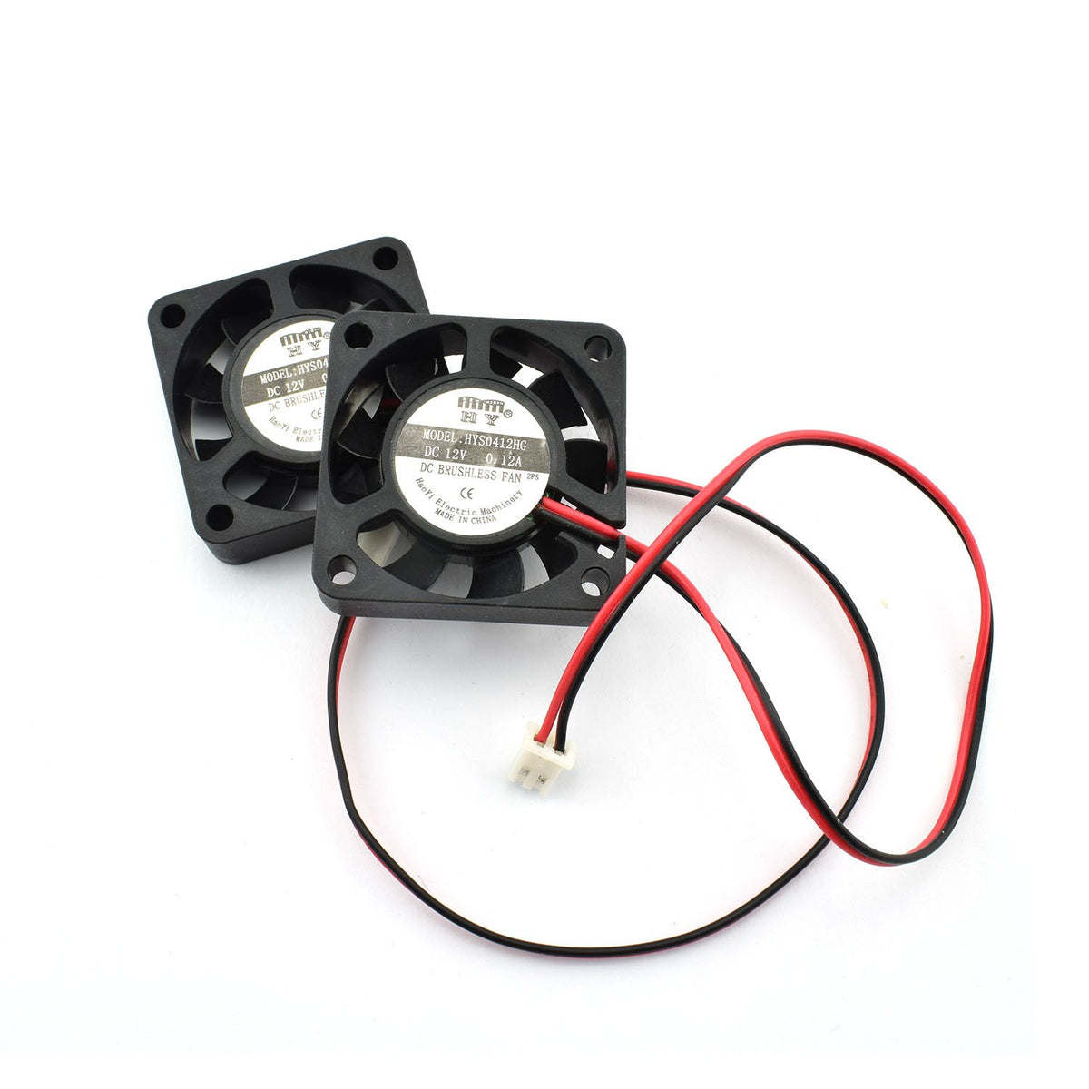 Zyamy 2 Pack Dc 12V Mini Cooling Fan 2Pin Brushless Small Exhaust Fan For 3D Printer Makerbot Accessories Computer Cpu Cooler 40X40X10Mm