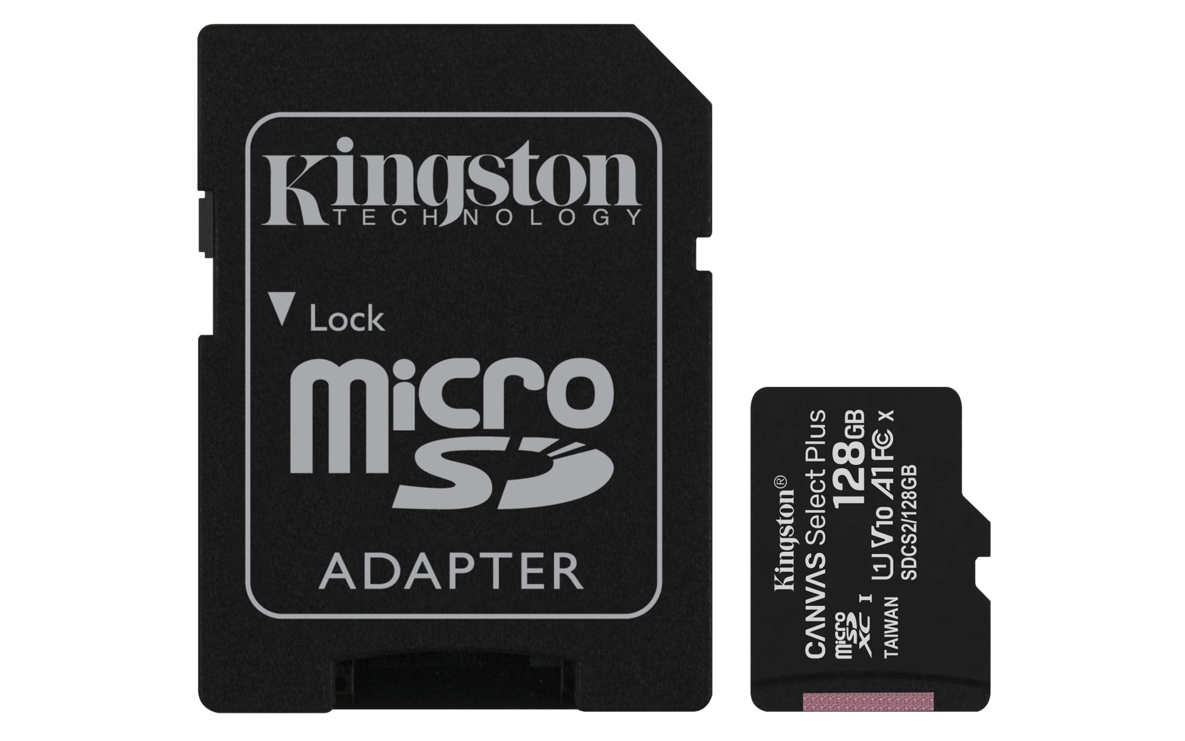 Kingston 128Gb Microsdxc Canvas Select Plus 100Mbs Read A1 Class 10 Uhs I Memory Card + Adapter (Sdcs2128Gb)
