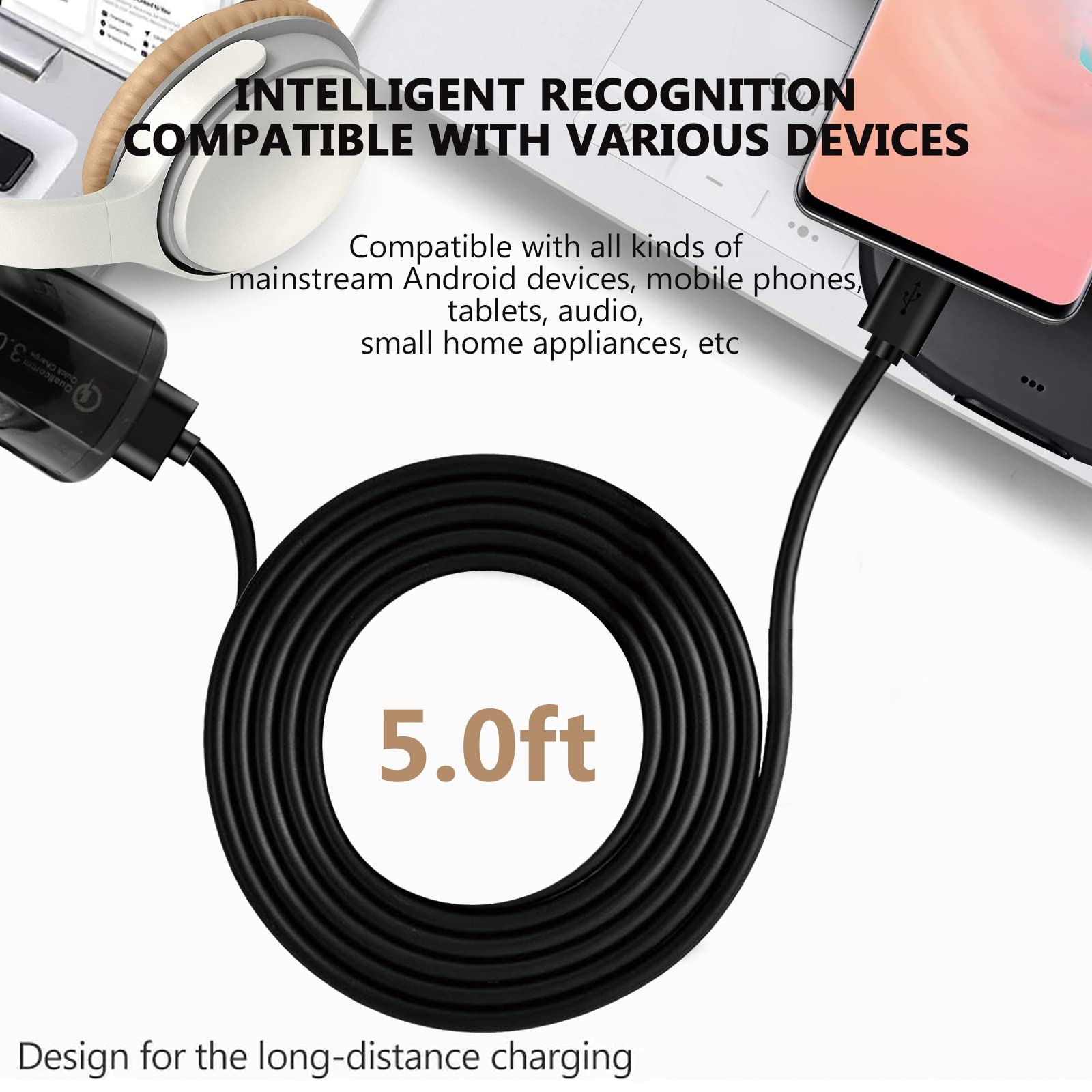Fast Car Charger Usb C Charging Cable Cord For Moto G Pure G Stylus 5G G 5G 2022,Moto G Power, Moto G Play 2021,Moto One 5G Ace G60S G200 G9 Play G8 Play G7 Play, Ultra Z4 G 60 G22 G72 Edge 30 Phone