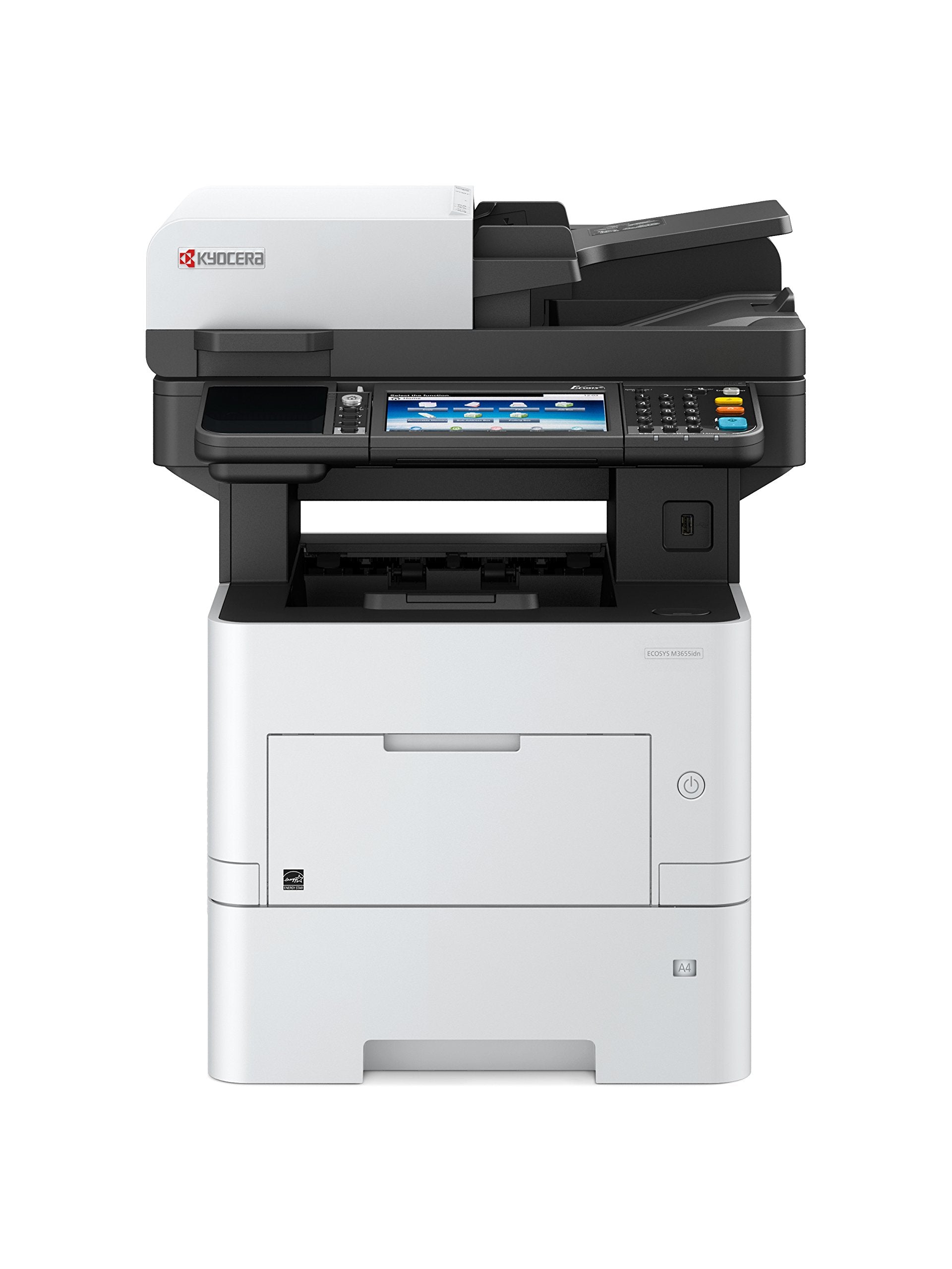 Kyocera 1102Tb2Us0 Ecosys M3655Idn B&W Mfp; Resolution Up To Fine 1200 Dpi; Print, Scan, Copy And Fax Functions; Up To 57 Ppm; M