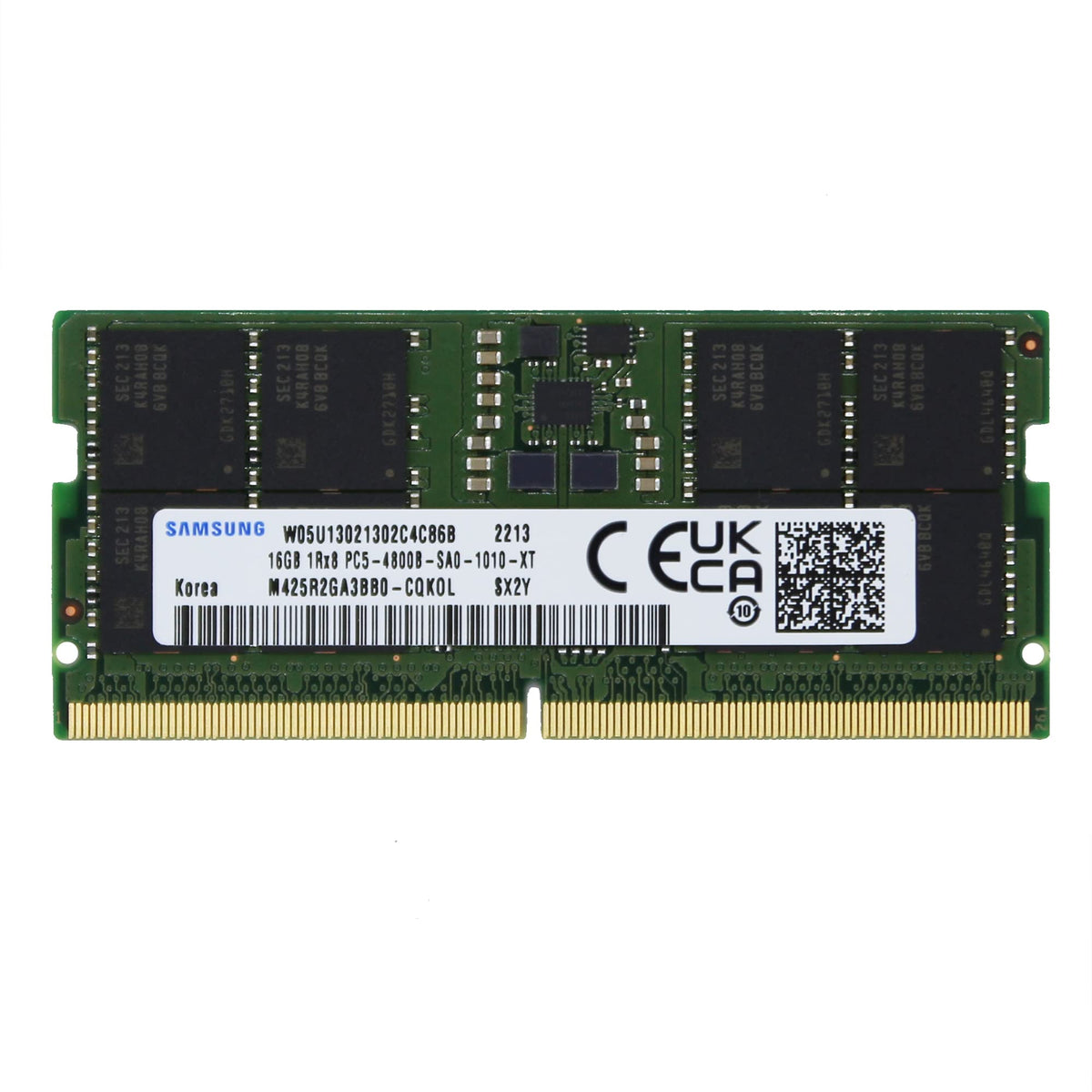 Samsung 16Gb (1X16Gb) Ddr5 4800Mhz Pc5 38400 Sodimm M425R2Ga3Bb0 Cqk 1Rx8 Cl40 1.1V Notebook Laptop Ram Memory Module Upgrade Ad