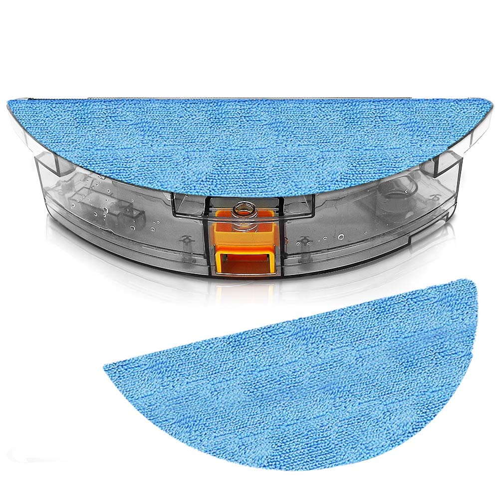 Pure Clean Serenelife Wet Mop Dust Bin Attachment Large Capacity 350Ml Water Tank And 2 Microfiber Mop Pad Adjustable Flow Rate 