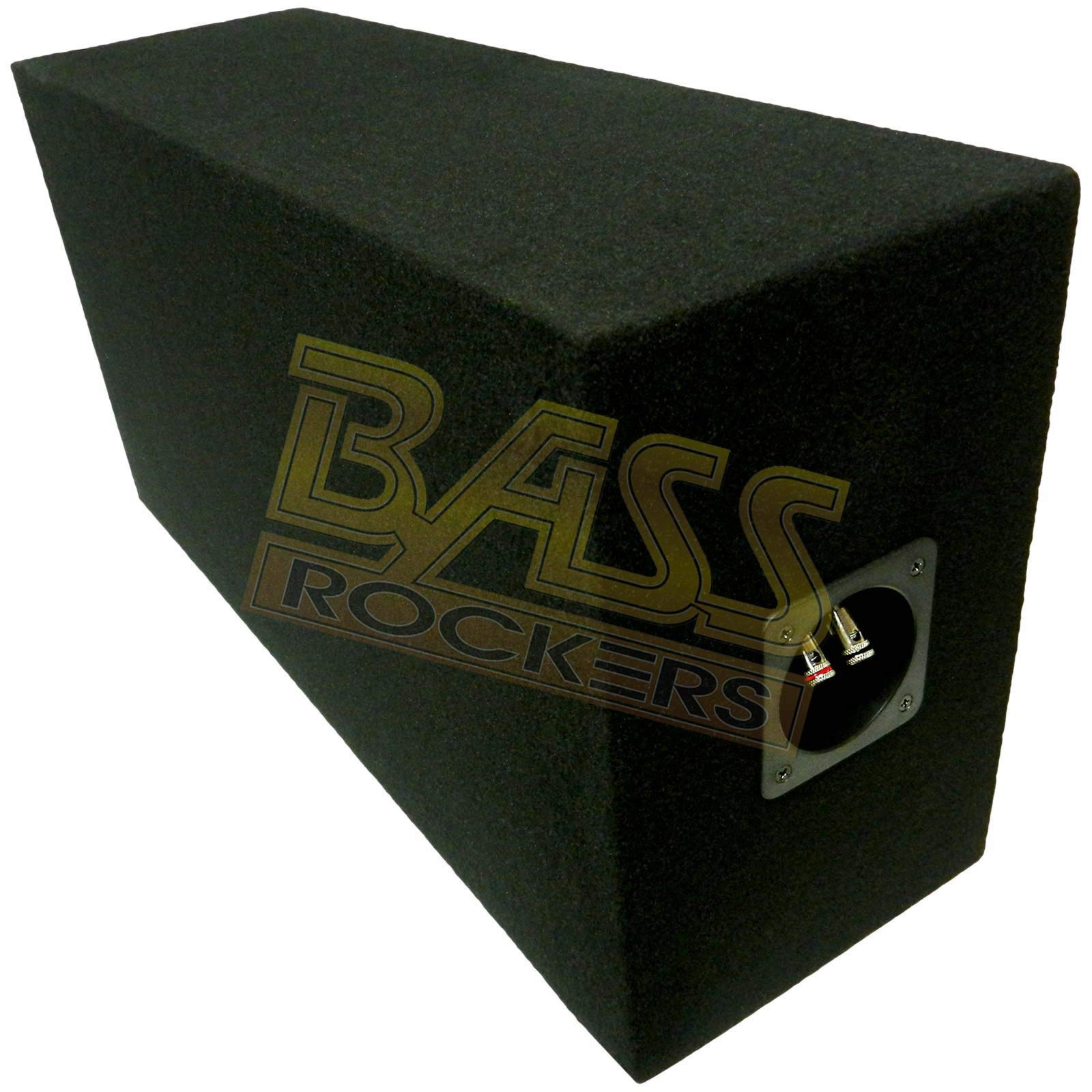 Bass Rockers 2X2 Speaker Pod 10''/4'' Enclosure Box W/Spring Terminal (Carpet Finish)