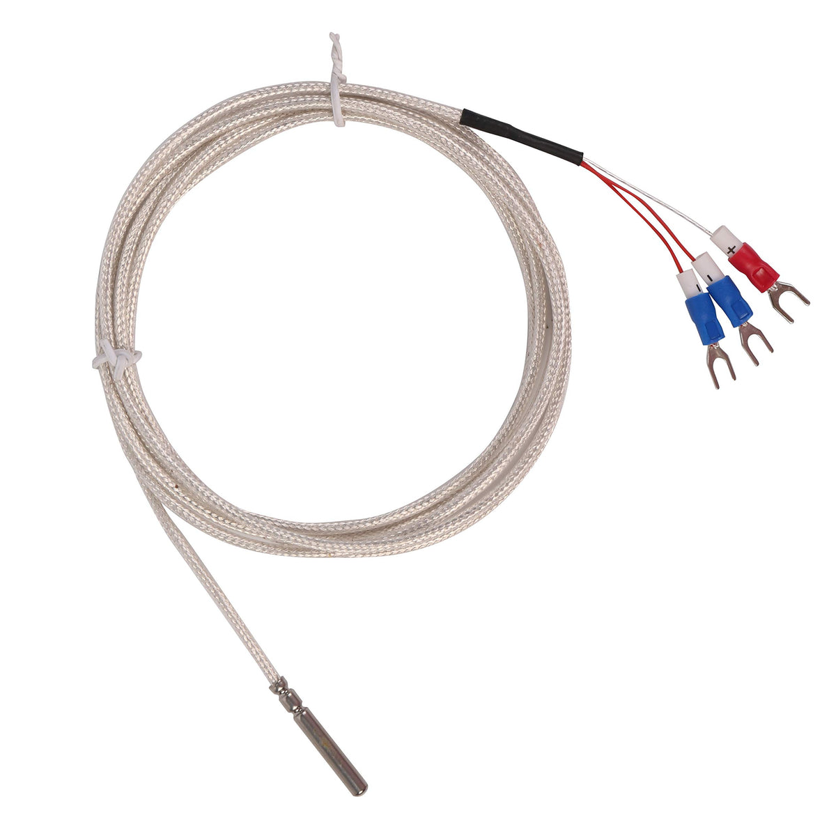 Rtd Pt100 Temperature Sensor Probe, Jaybva Waterproof Stainless Steel ...