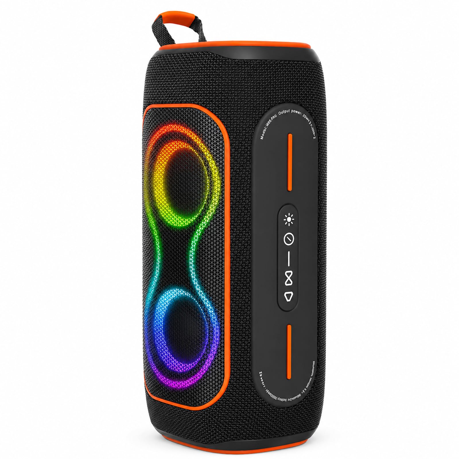Musibaby Black 80W Portable Bluetooth Speaker, IPX5 Outdoor Speaker