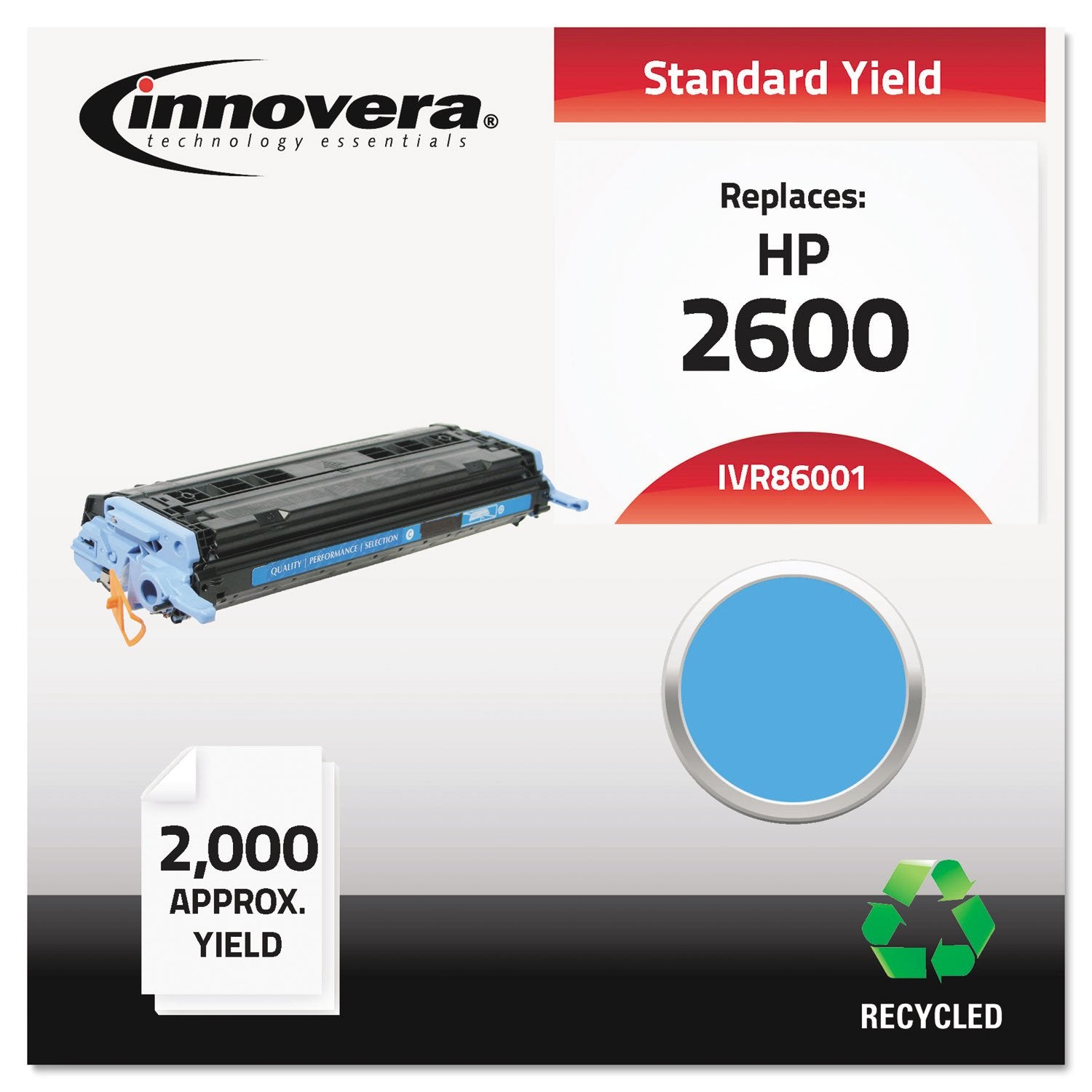 Ivr86001   Remanufactured Q6001A 124A Laser Toner
