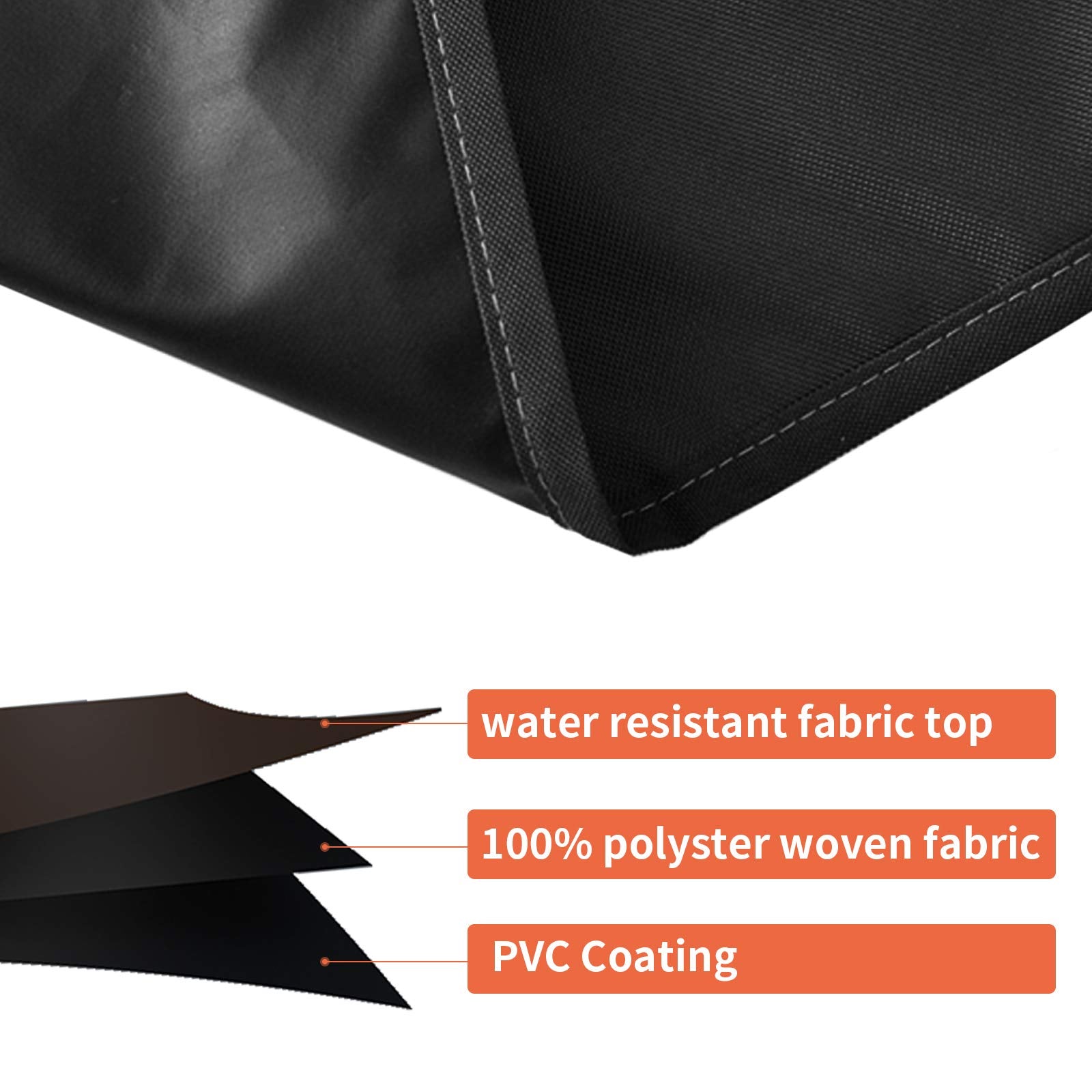 Qualward Air Conditioner Covers For Outside Units, Ac Cover For Outdoor Central Unit Top Heavy Duty Water Resistant Fits Up To 2