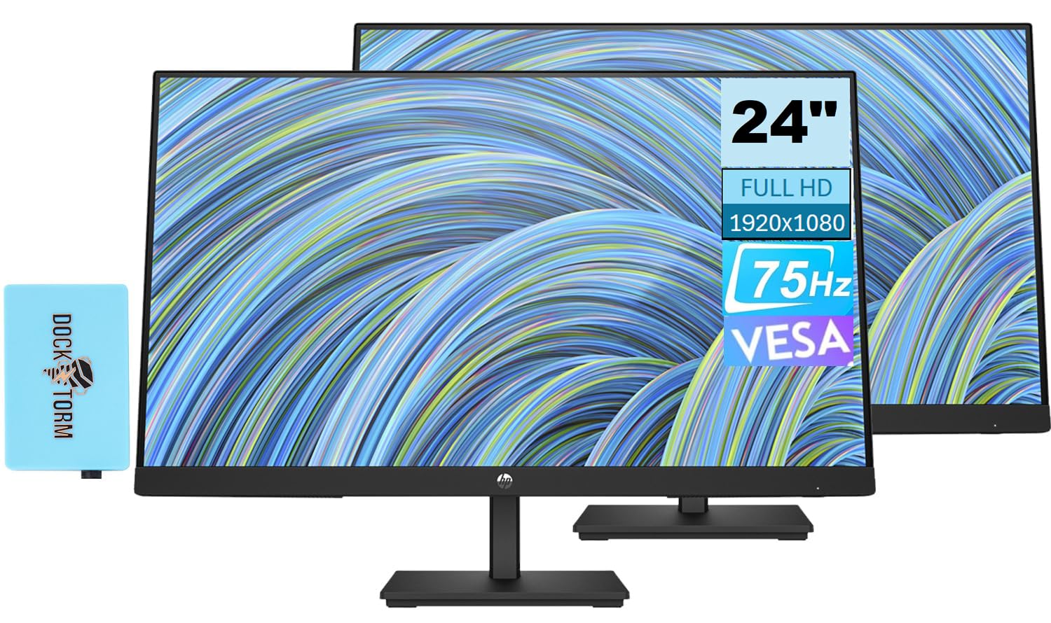 Hp V24V G5 23.8 Inch Full Hd (1920 X 1080) Fhd Monitor Amd Freesync (V24V G5 Black)