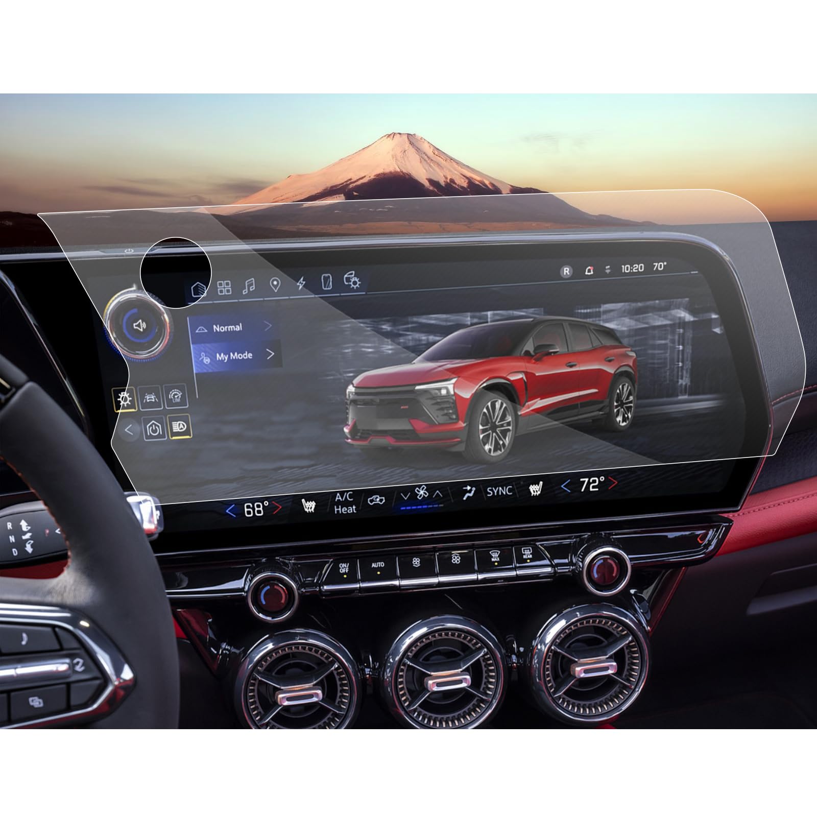 Sxcy For 2024 Chevrolet Equinox Ev/Silverado Ev Accessories 2024 Equinox/Silverado Ev (Rst) Touch Radio Display Screen Protector 17.7 Inch[2Pcs Nano]