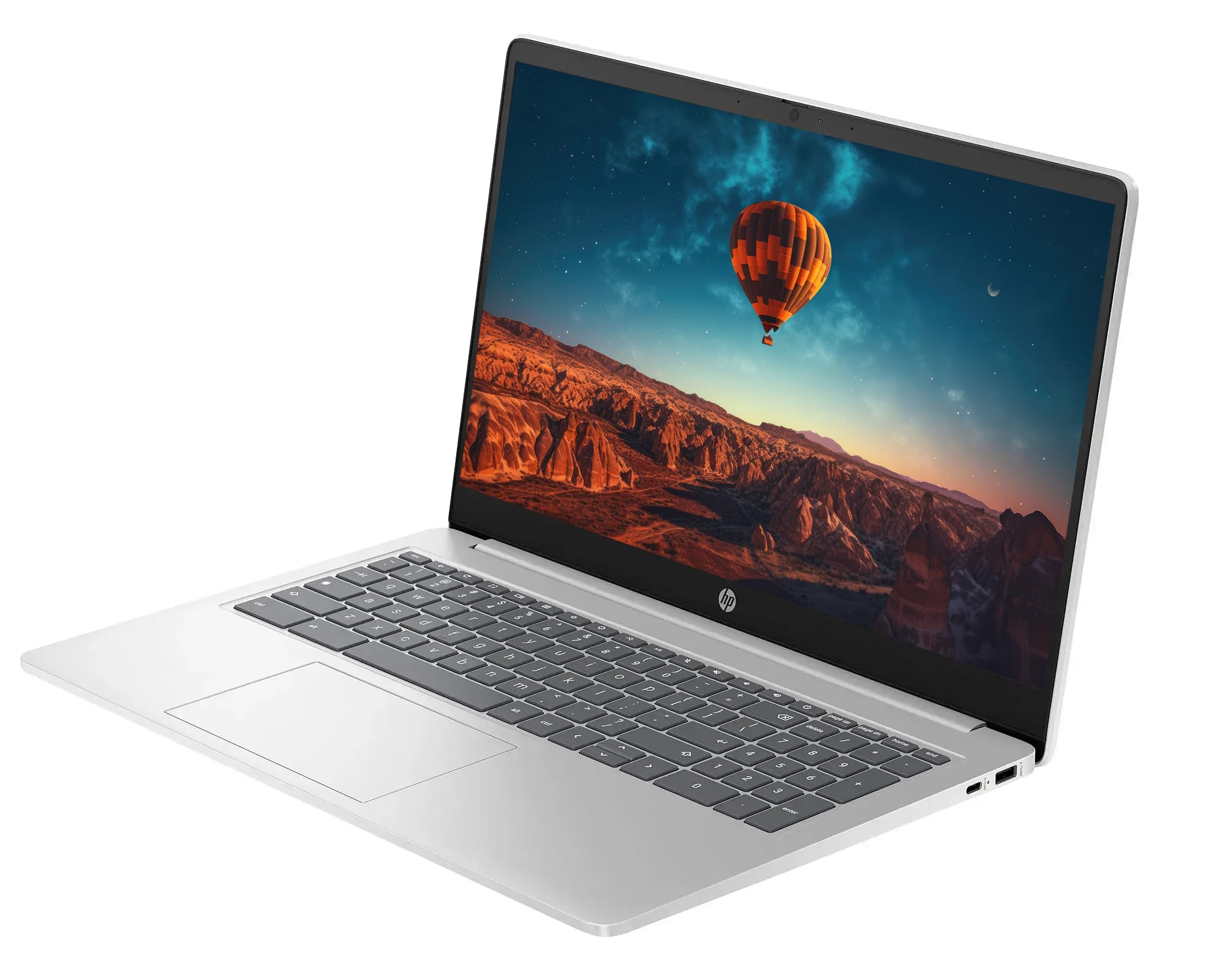 Hp Chromebook | 15'' Hd Laptop | 8Gb Ram | 64Gb Emmc& 64Gb Card& 128Gb Portable Ssd | Intel 4 Core Cpu | Webcam| Usb C| Wi Fi| B