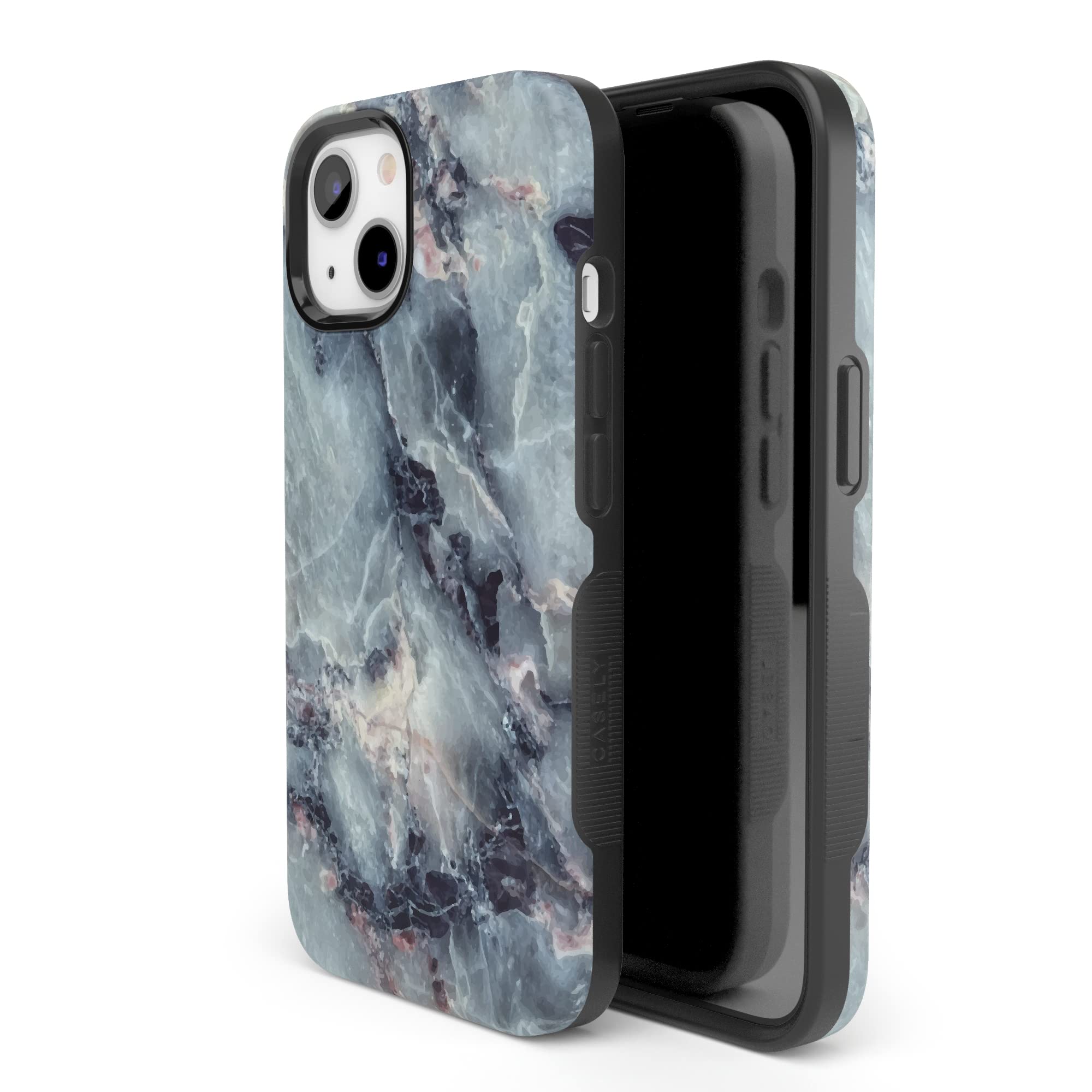 Casely iPhone 13 Case MagSafe Drop Test Certified Blue Marble