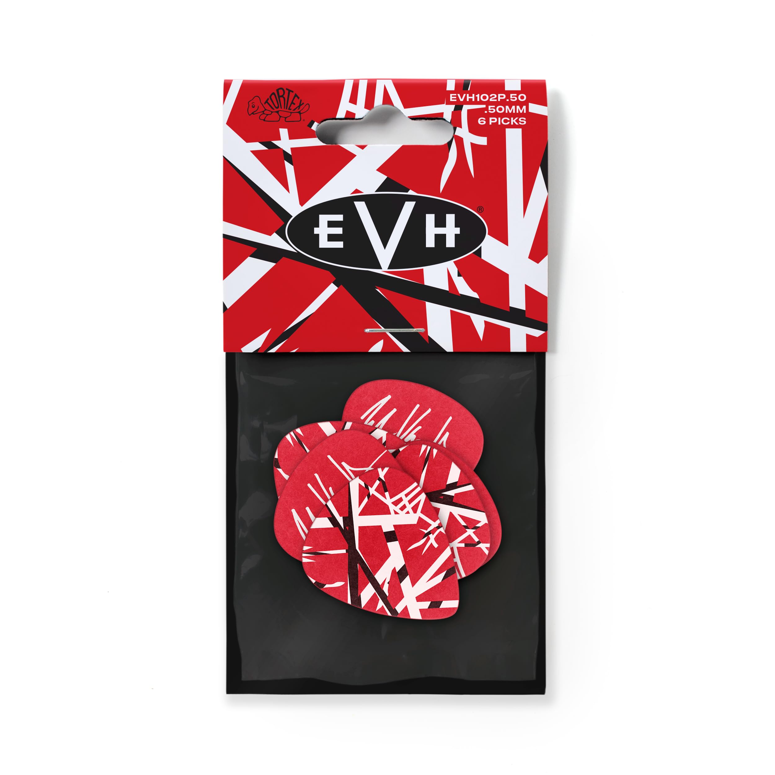 Jim Dunlop Evh Tortex Frankenstein Picks .50Mm   6 Pack