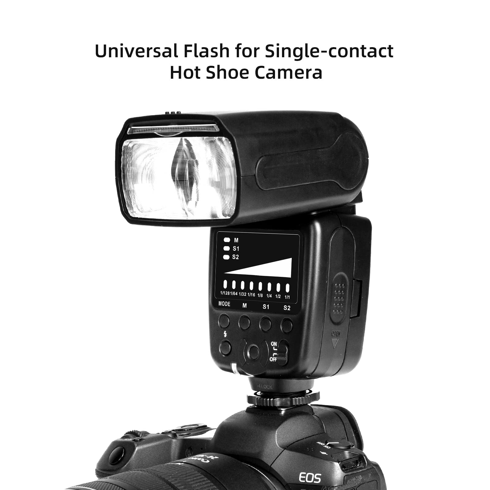 Photoolex Fk300 Camera Flash Speedlite For Canon Nikon Sony Panasonic Olympus Fujifilm Pentax Sigma Minolta Leica And Other Slr