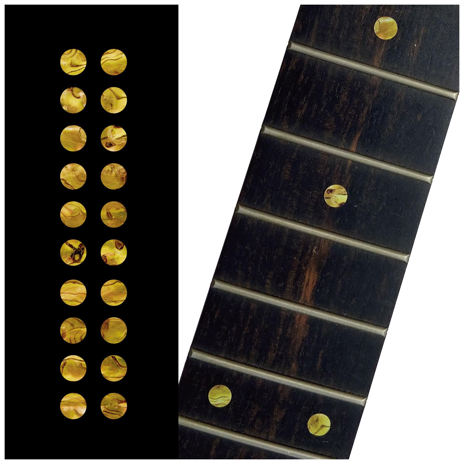 1/4''(6.35Mm) Dot Fret Markers   Ocher