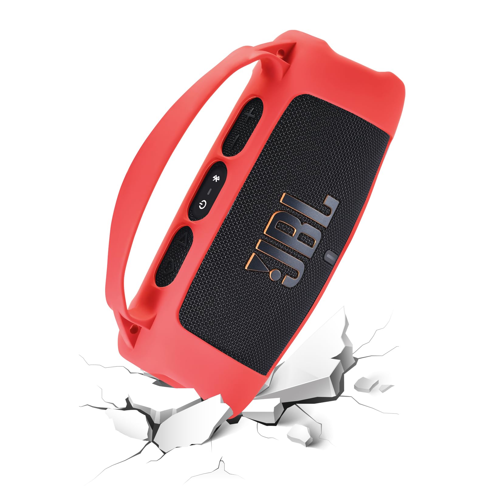 Hzycwgone Silicone Cover Case For Jbl Charge 5 Wi Fi Portable Wireless Speaker/Charge 5 Bluetooth Speaker,For Jbl Charge 5 Wi Fi