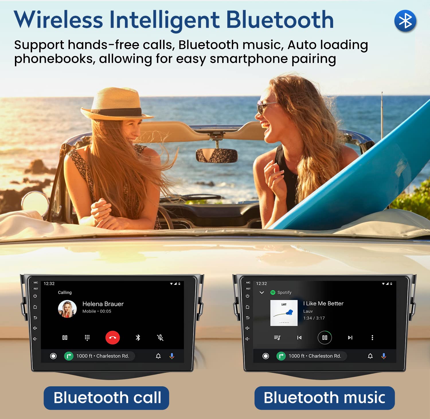 Car Stereo Radio For Toyota Rav4 2006 2007 2008 2009 2010 2011 2012 With Apple Carplay Android Auto 9 Inch Touch Screen Radio Wi