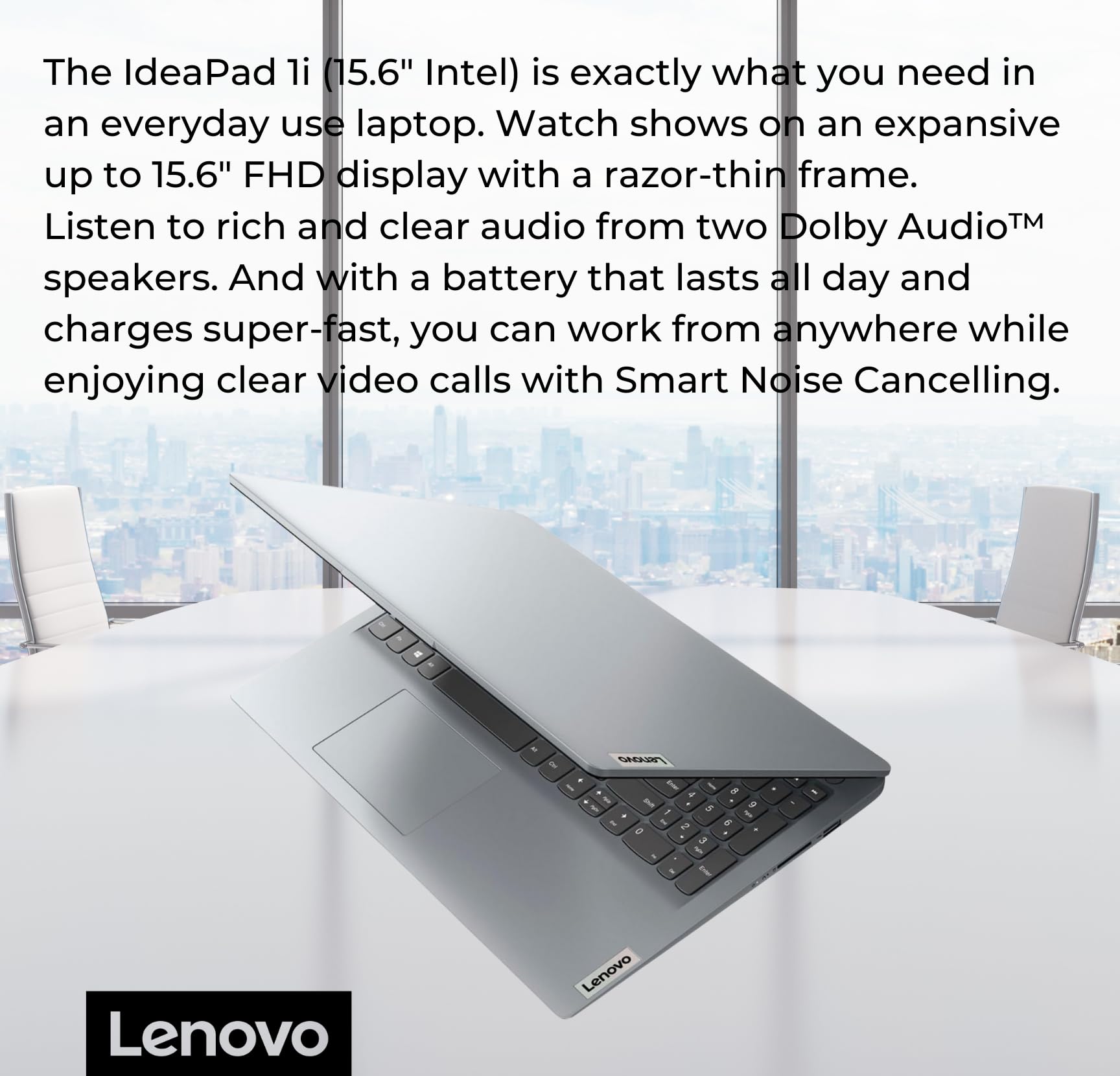 Lenovo Ideapad 1 Student Laptop, 15.6 Fhd Display, Intel Dual Core Processor, 8Gb Ram, 128Gb Ssd + 128Gb Emmc, 1 Year Office 365