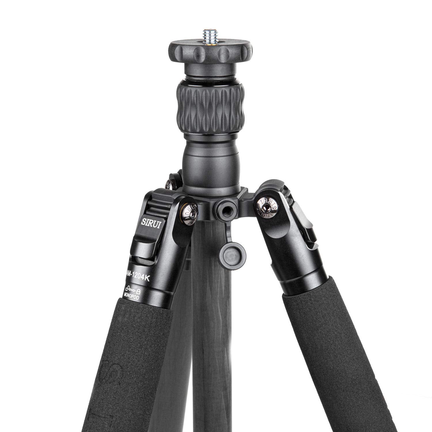 Sirui Camera Tripod Am 1204K Lightweight Carbon Fiber Tripod With K 10X Ball Head With Case   Convertible To Monopod