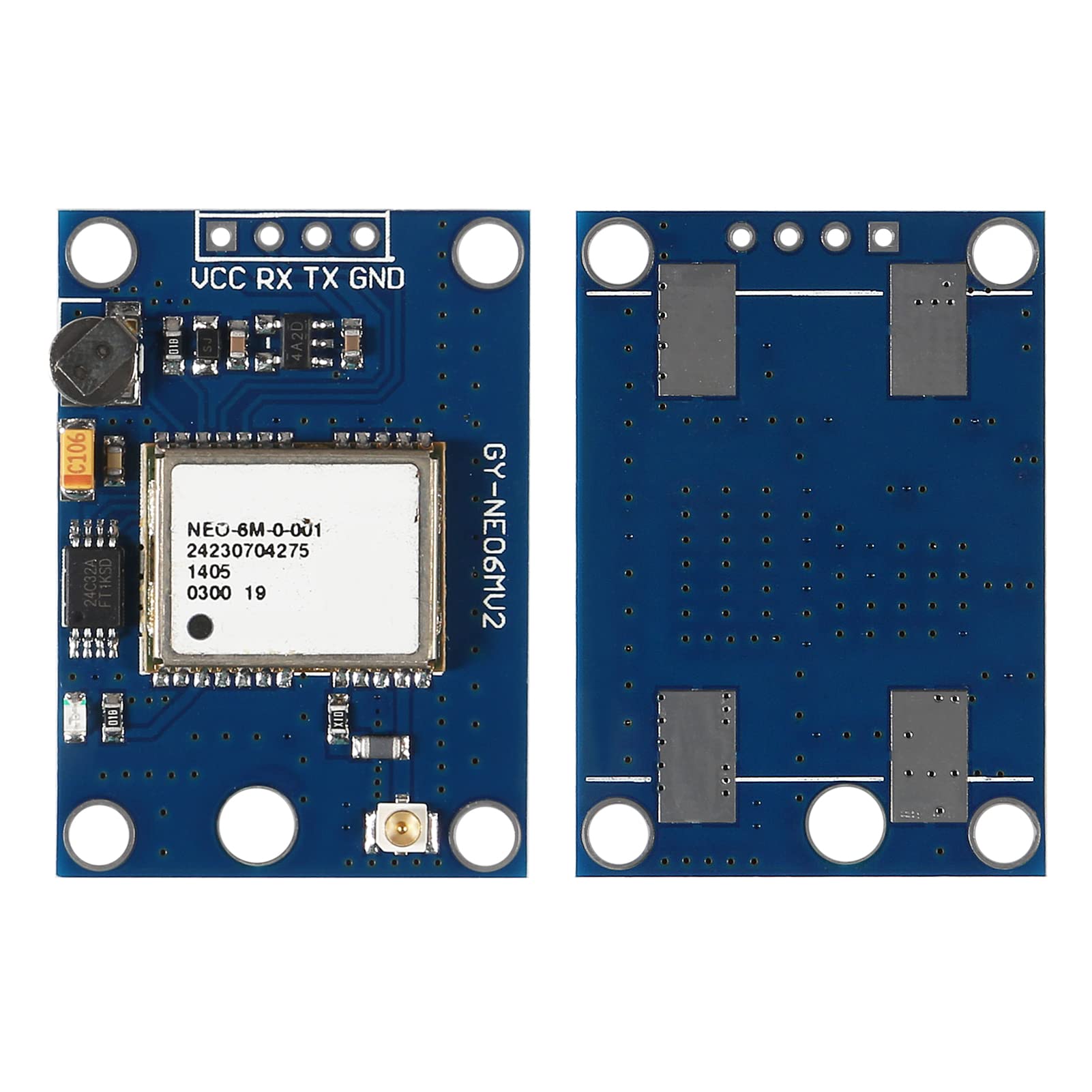 Dweii 3 Set Gy Neo6Mv2 Neo 6M Gps Module Neo6Mv2 With Flight Control Eeprom Mwc Apm2.5 Large Antenna For For Arduino Eeprom Apm