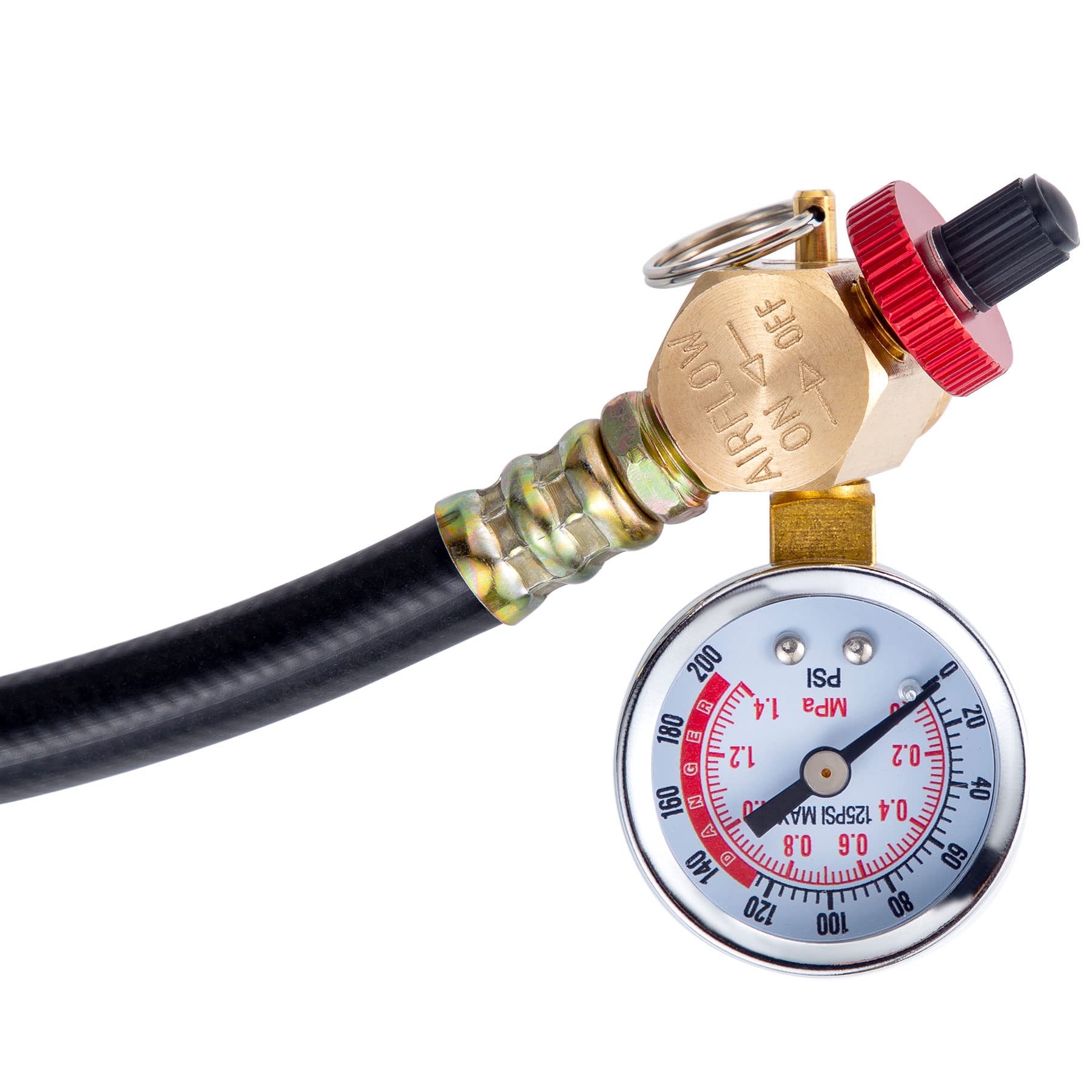 Breezliy Air Tank Manifold Tool With Fill Port, Performance Tool W10056 Air Tank Manifold ,Ball Valve And Relief Bypass 1/2'' Np