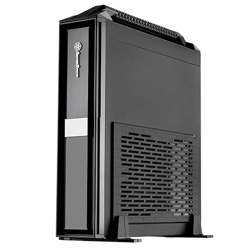 Silverstone Technology Mini Itx Slim Small Form Factor Computer Case With Handle Ml08B H