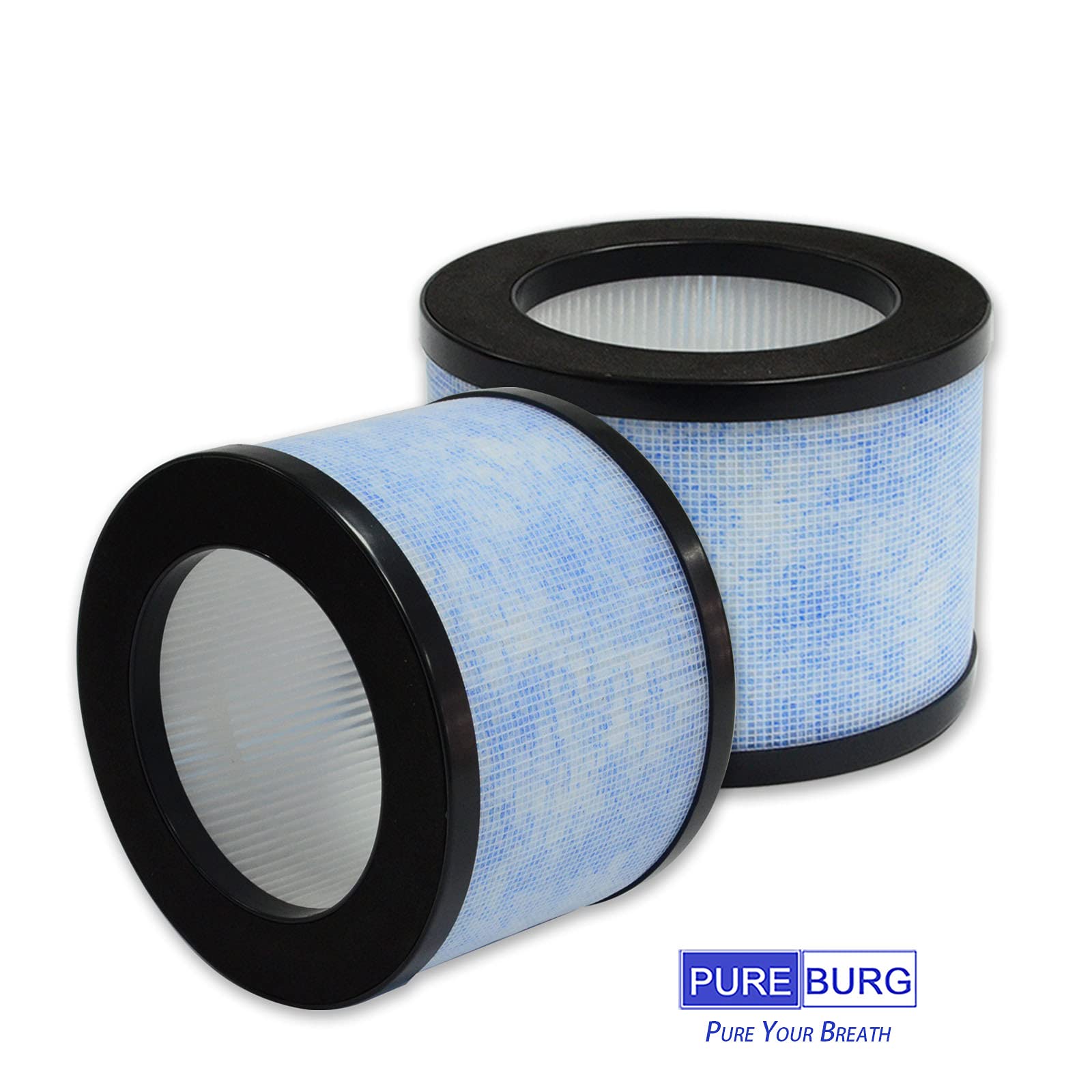 Pureburg Tz K1 True Hepa Replacement Filter Compatible With Tolife Tz K1,Intelabe Ep1080, Aroeve Mk01 Mk06,Kloudi Dh Jh01, Pomor
